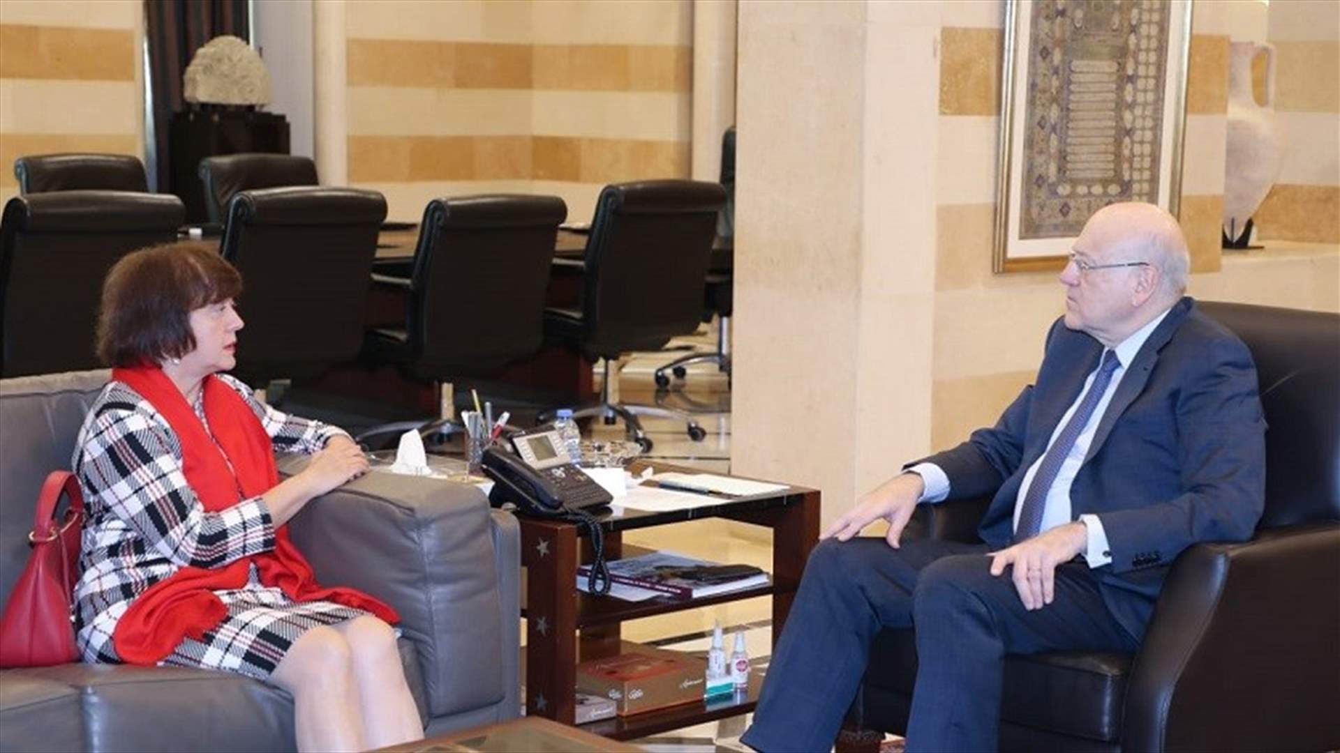 المنسقة الخاصة للامم المتحدة بعد لقائها ميقاتي: أبدينا كل الدعم لعمل الحكومة