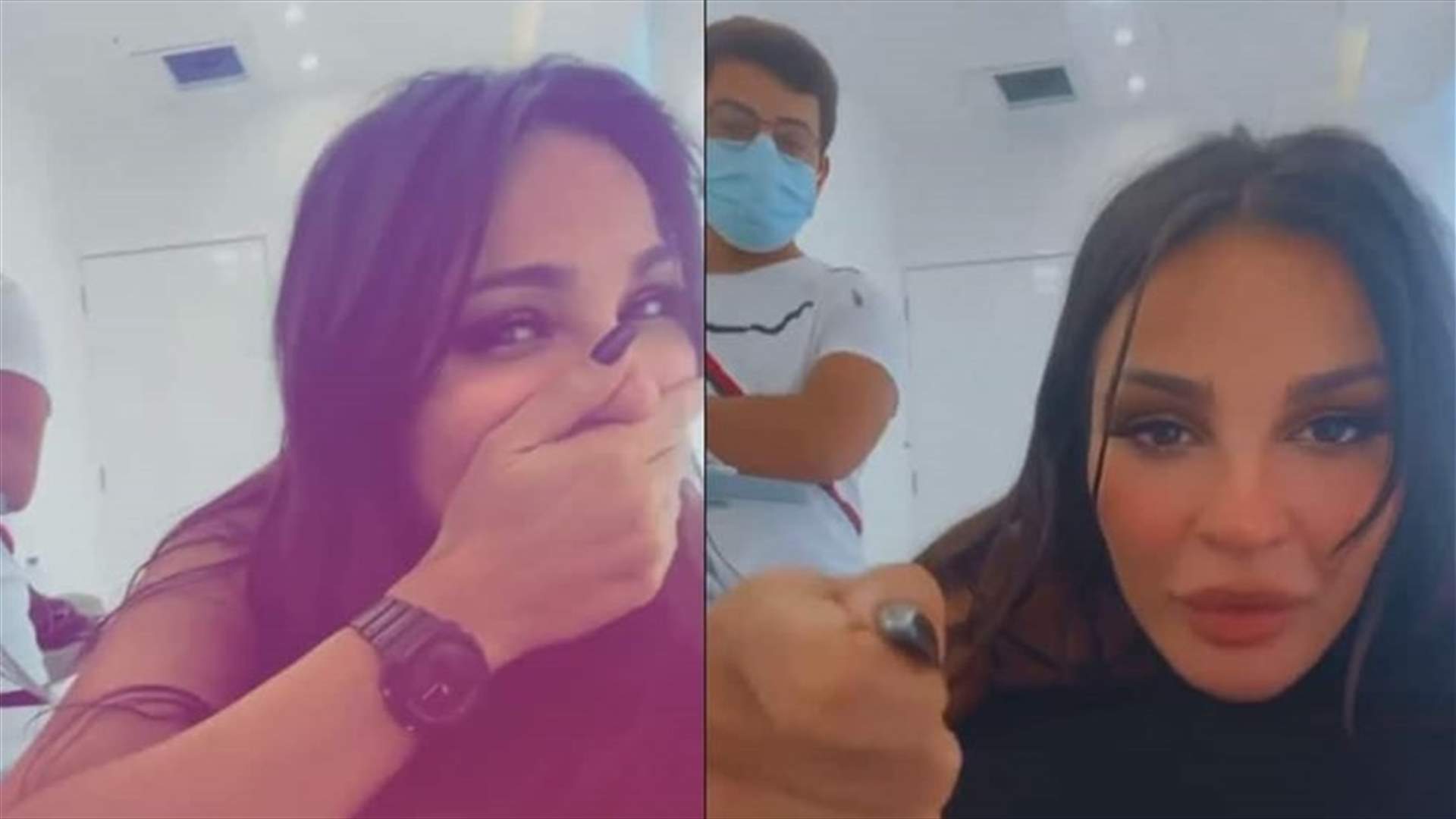 نادين نسيب نجيم تصرخ من الألم في جلسة شدّ الجسم: &quot;عم كهرب&quot;