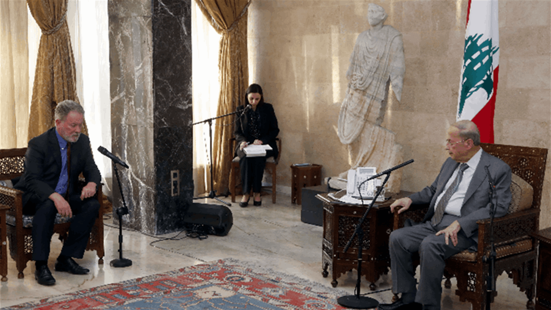 عون استقبل مدير برنامج الأغذية العالمي.. بيزلي: نأمل في زيادة المساعدات لتشمل 800 الف لبناني