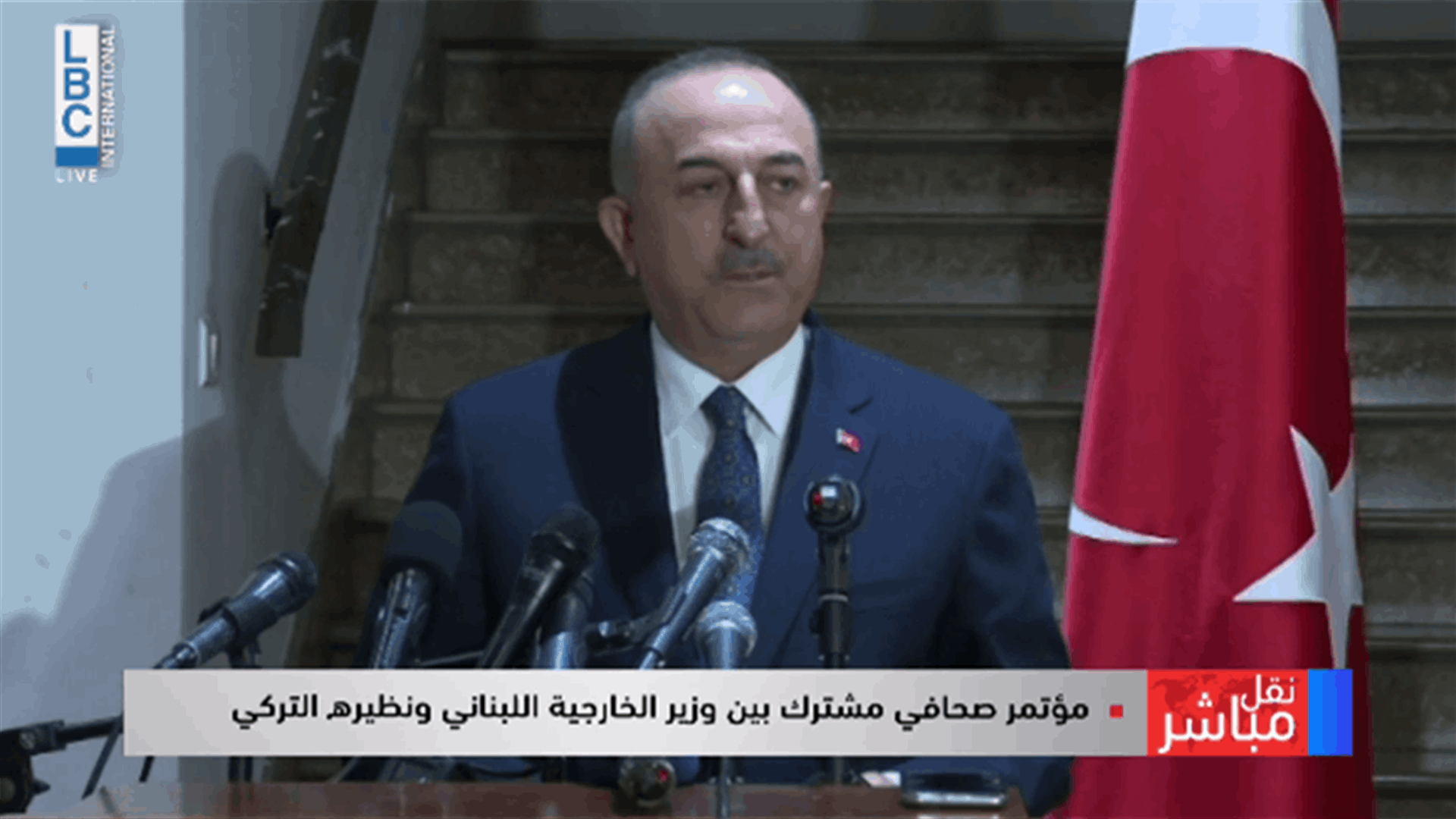 وزير خارجية تركيا بعد لقائه بو حبيب: يجب دعم الحكومة لاجراء الانتخابات النيابية في موعدها