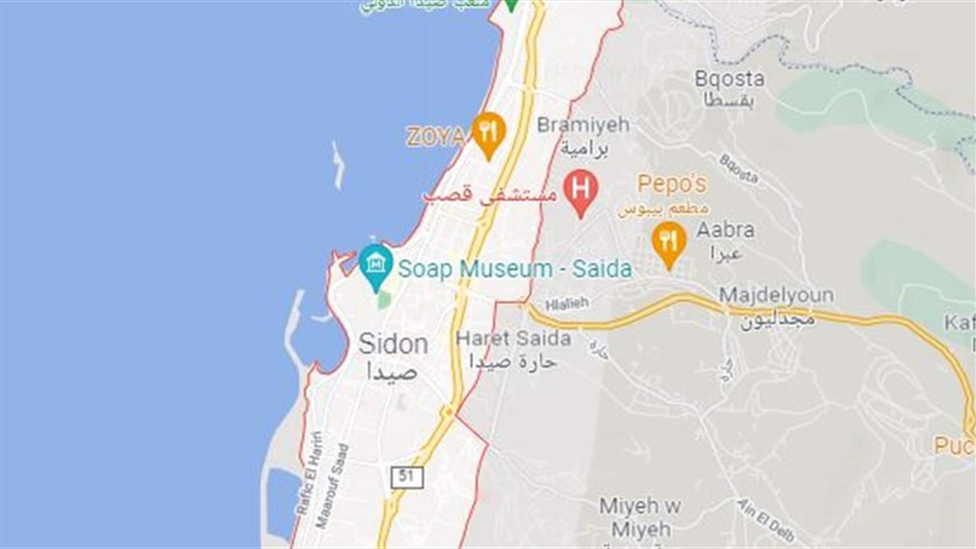 قتيل باجتياح سيارة للحاجز الجيش عند مدخل صيدا وجرح السائق