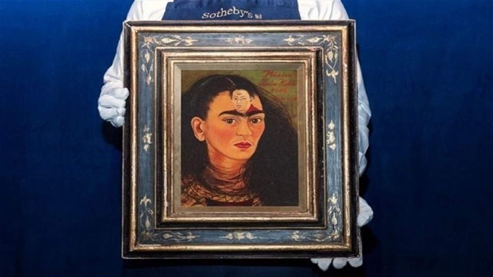 Frida Kahlo self-portrait sets auction record for Latin American painting