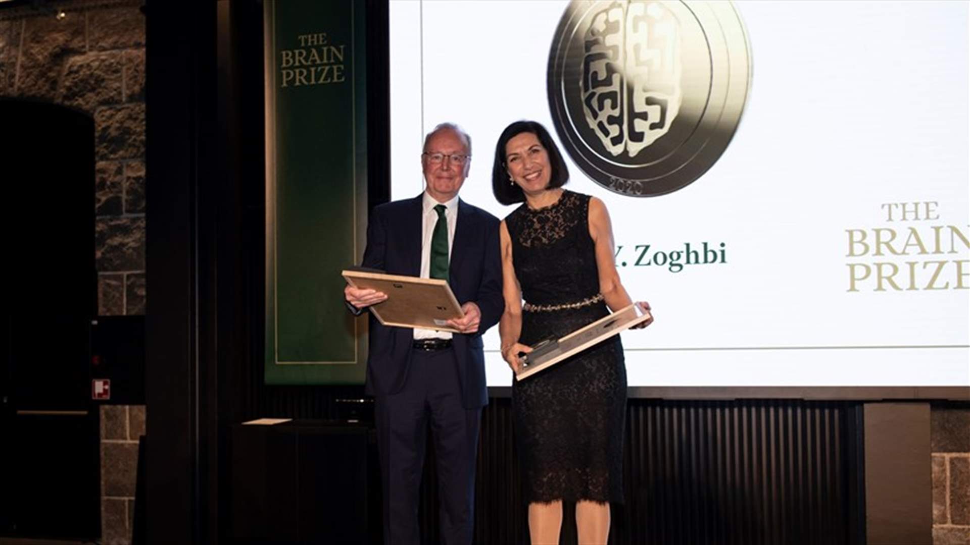 الطبيبة هدى الزغبي تتسلّم جائزة Brain Prize... أهمّ جائزة في مجال العلوم العصبية