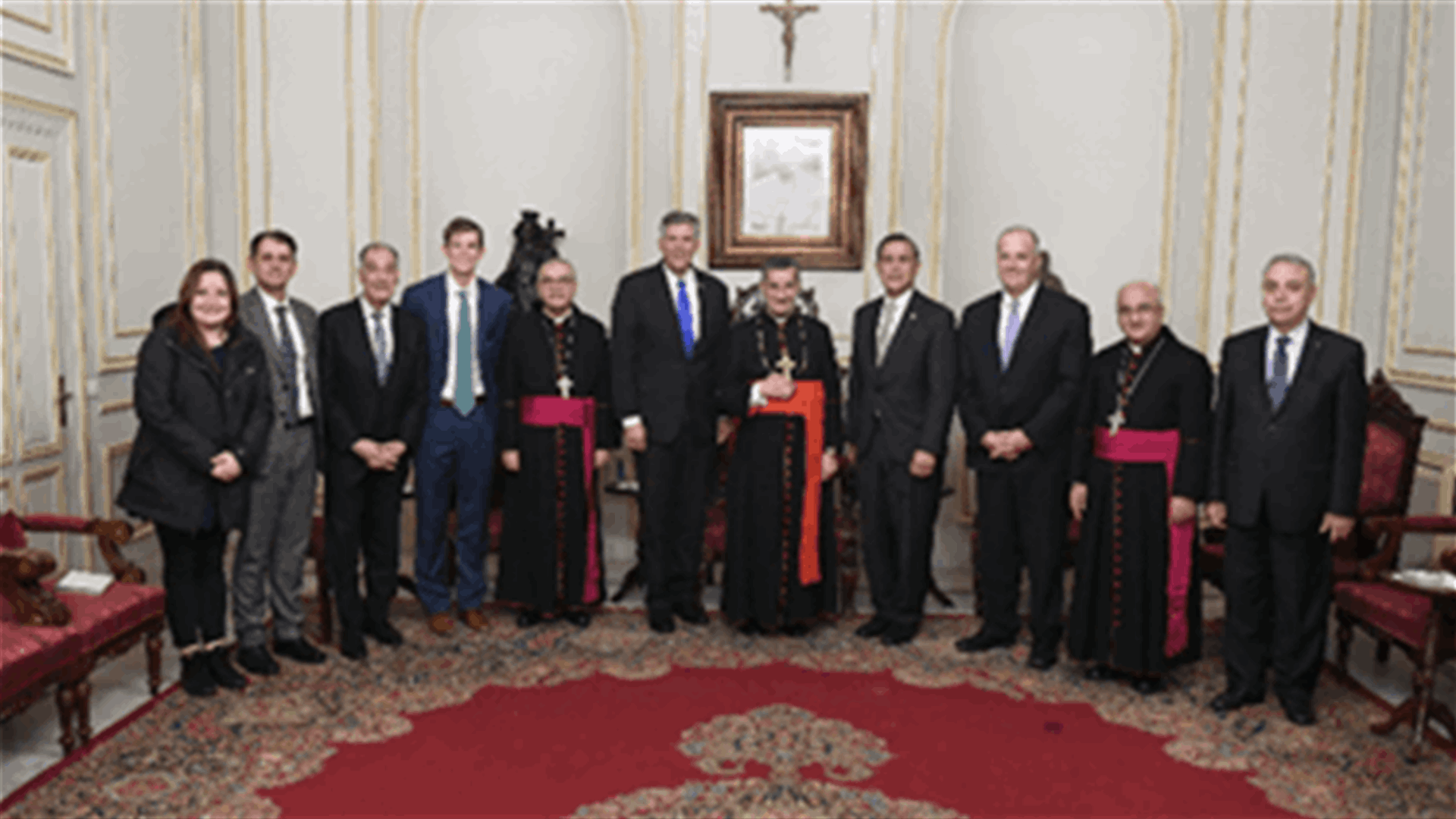 Rahi meets US Senate Delegation in Bkirki