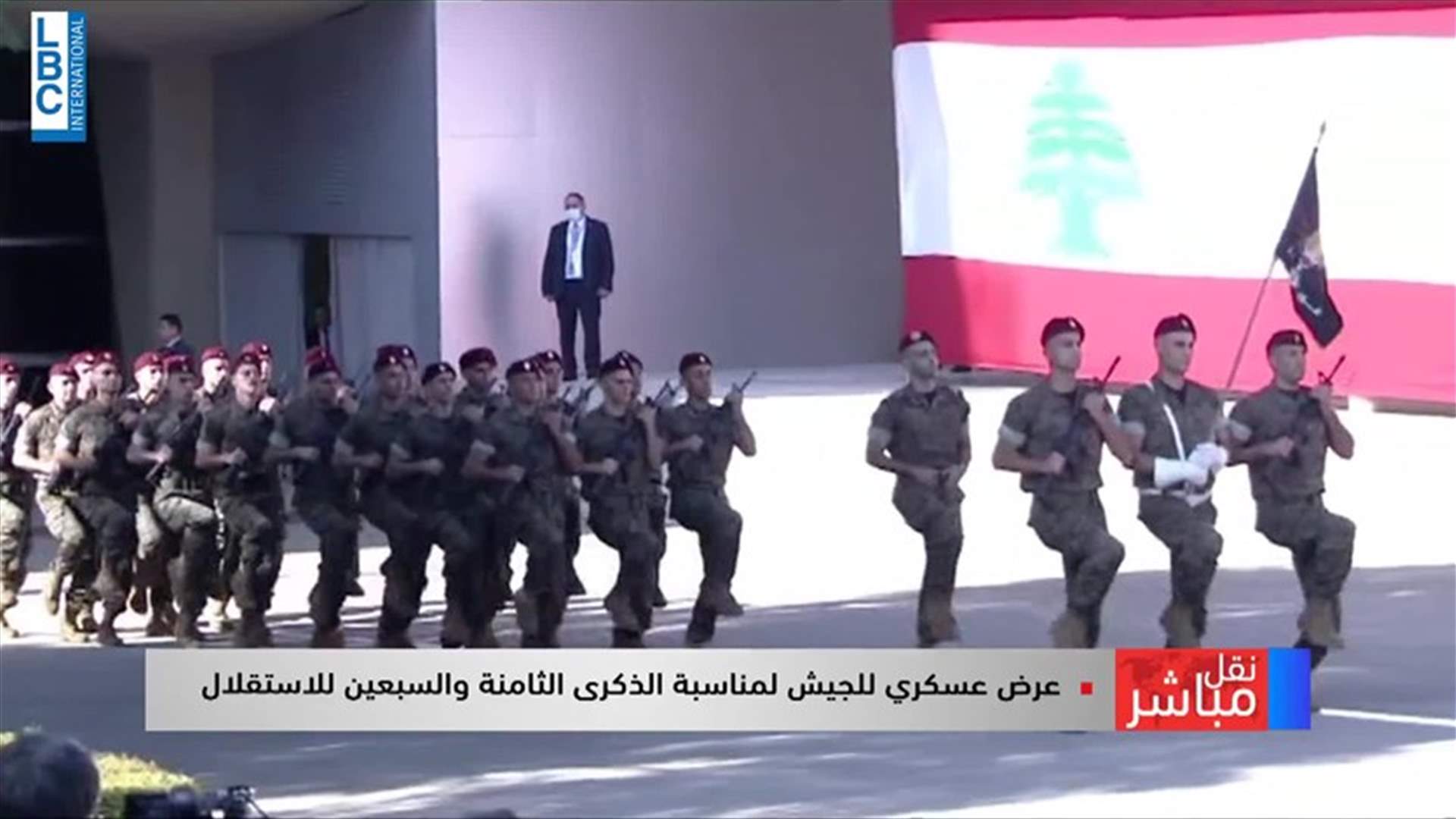 عرض عسكري لمناسبة الذكرى الثامنة والسبعين للاستقلال