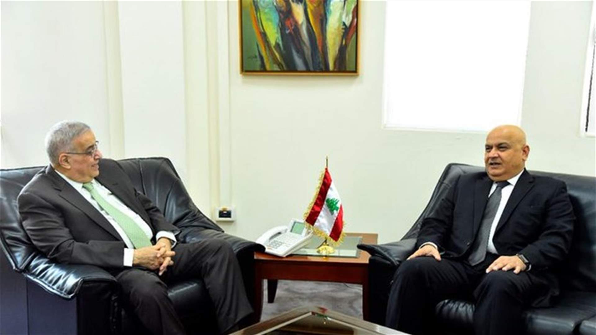 وزير الخارجية عرض مع البنك الدولي مشاريع الطاقة وشبكة الأمان وعملية التوزيع والجباية...