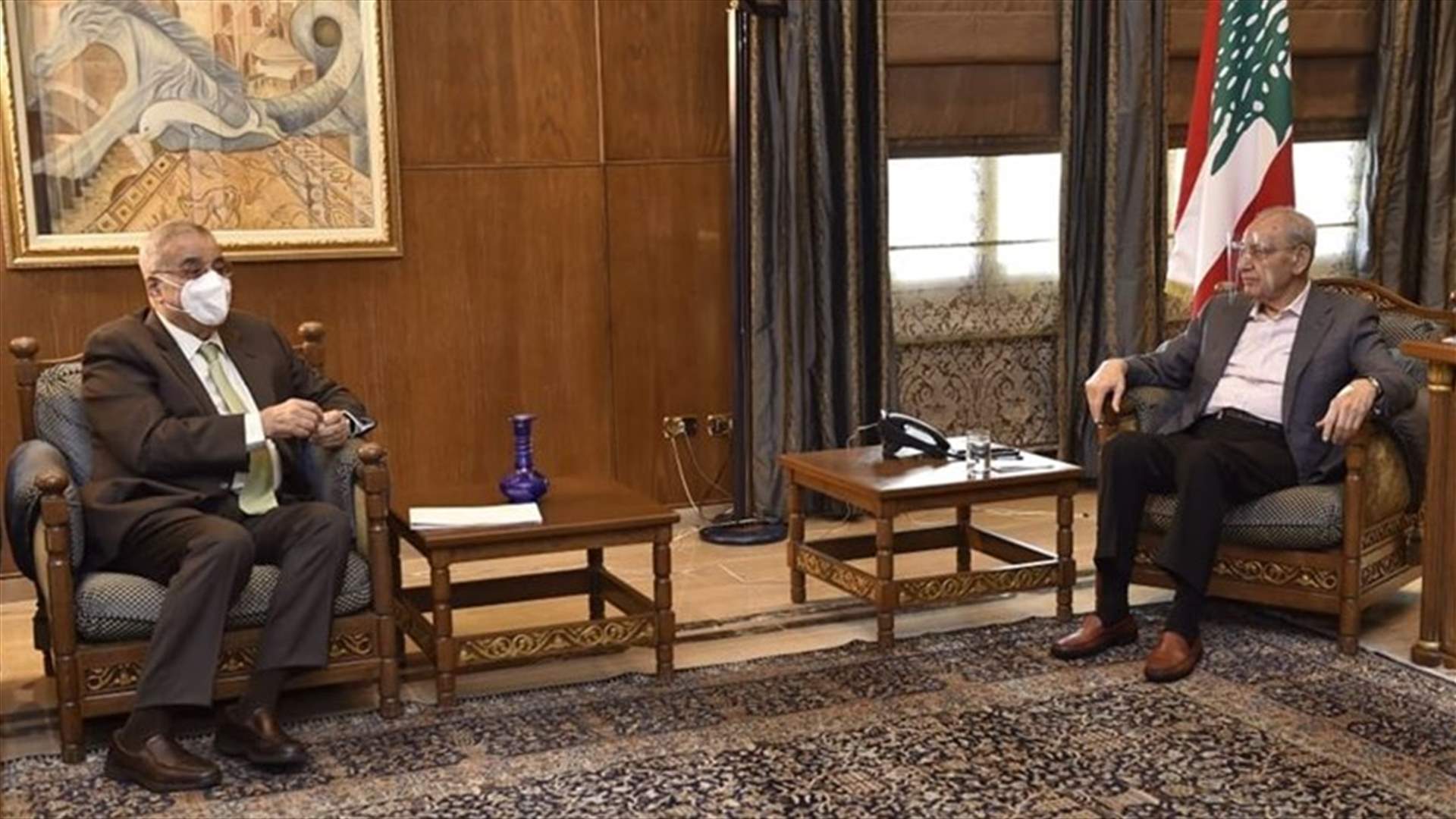 الرئيس بري عرض مع وزير الخارجية نتائج زيارته الى روسيا