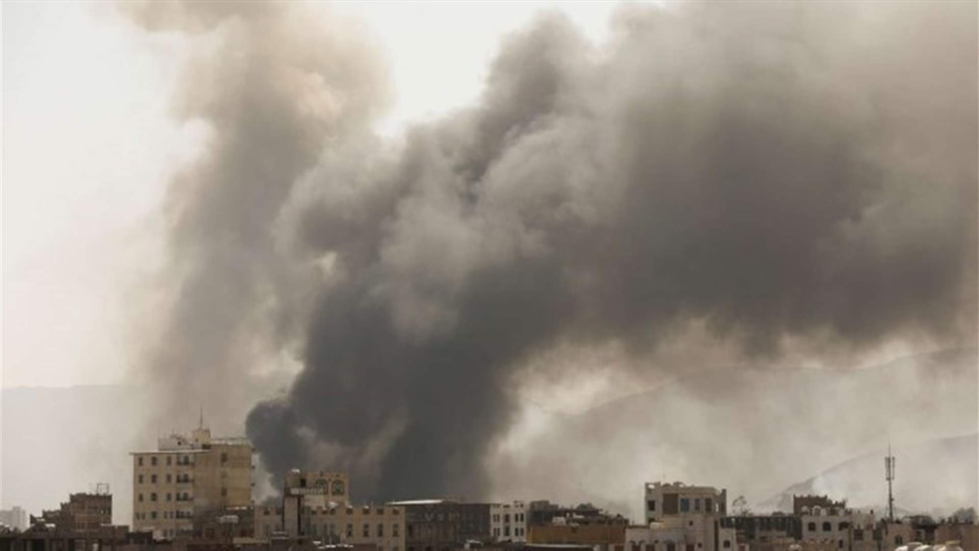 Saudi-led coalition carries out strikes in Yemeni capital Sanaa - state TV