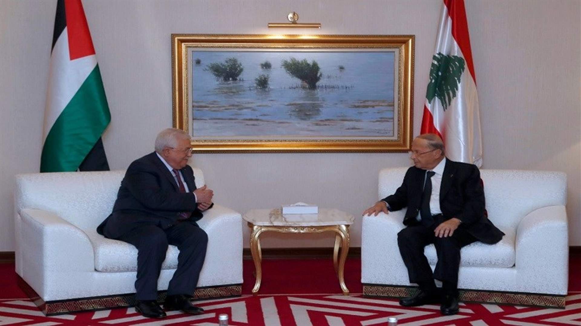 عون التقى في الدوحة الرئيس الفلسطيني... وهذا ما جرى عرضه