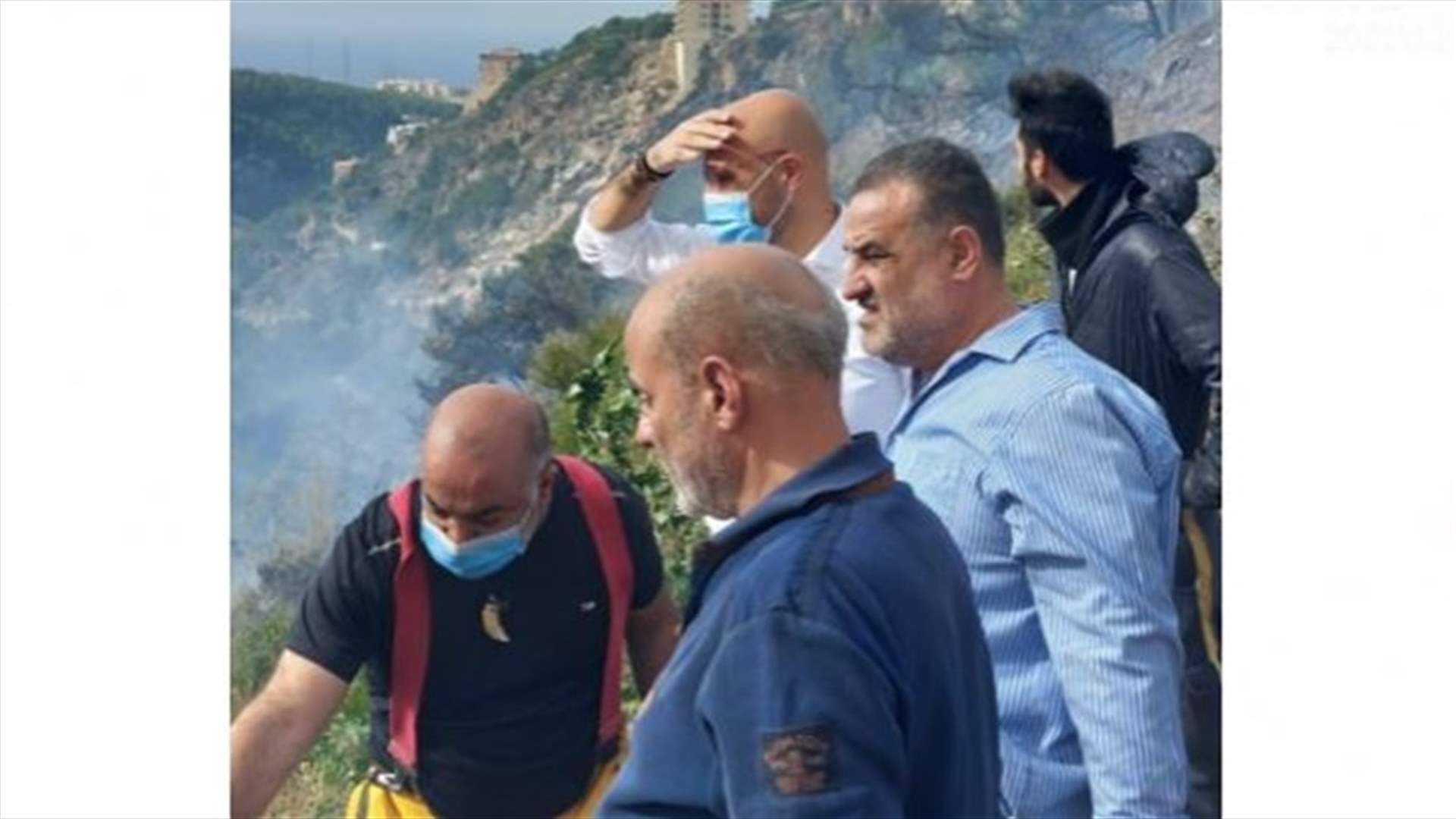 ياسين توجّه إلى بشامون لمعاينة الحريق.. ووزارة البيئة تنبّه من خطر الحرائق
