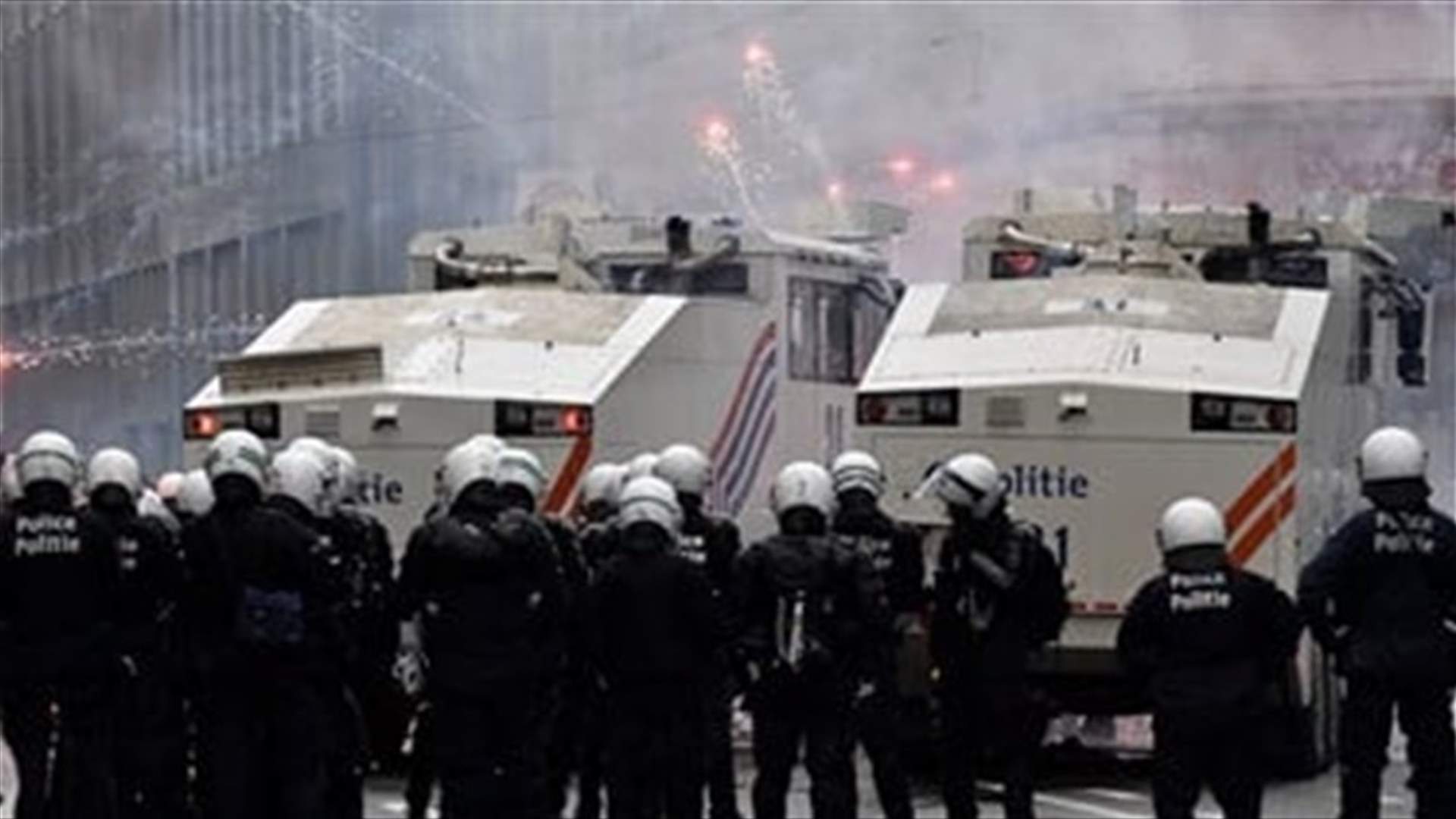 Protest against coronavirus restrictions turns violent in Brussels