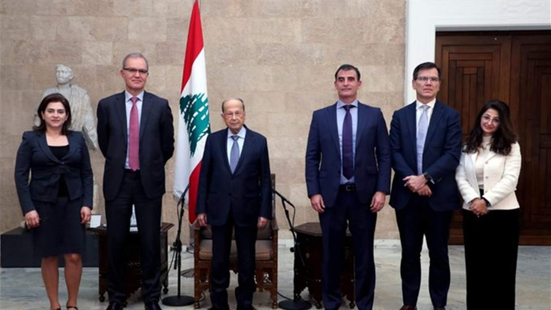 رئيس الجمهورية التقى وفداً من صندوق النقد الدولي