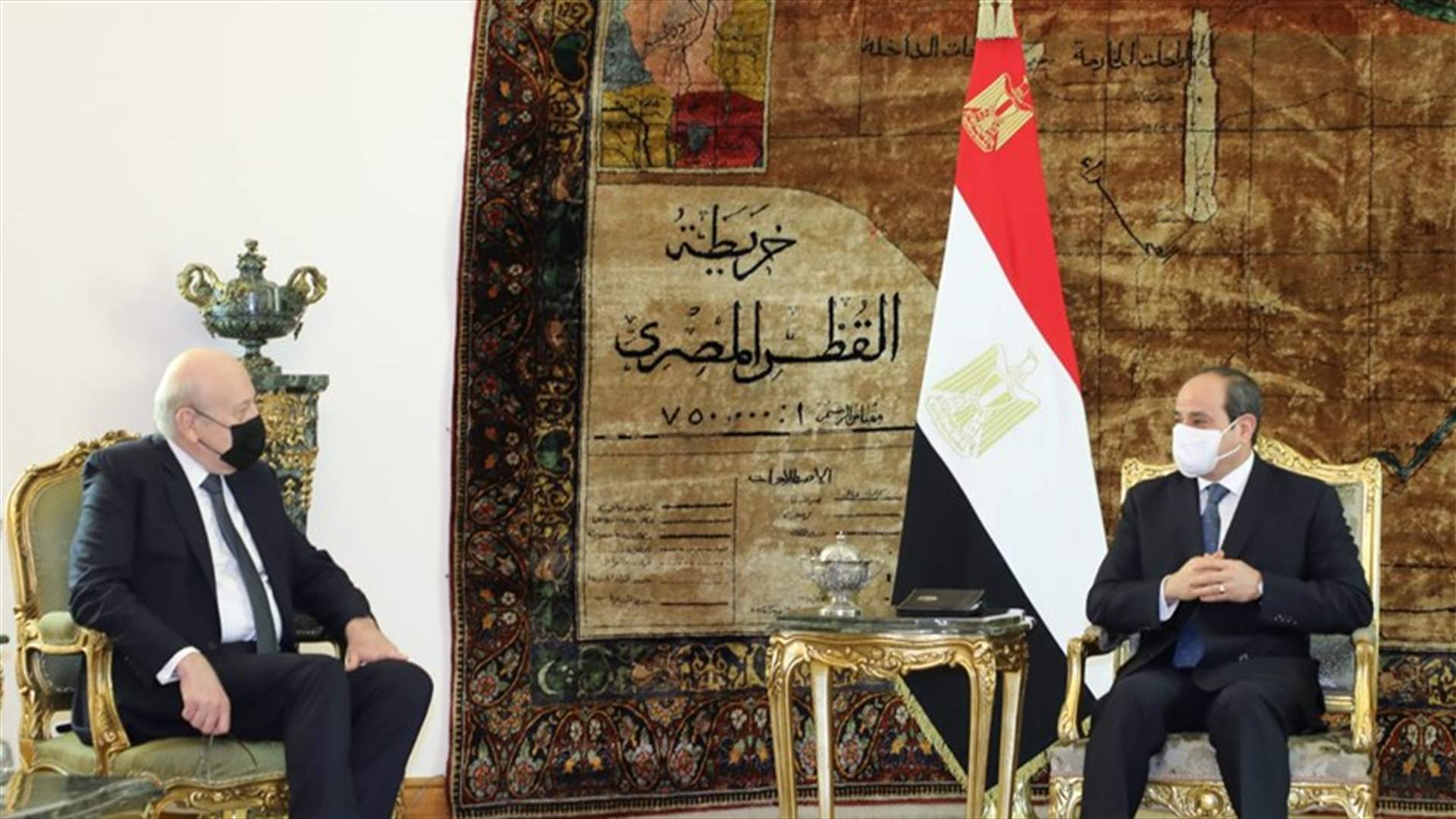 Mikati on an official visit to Egypt