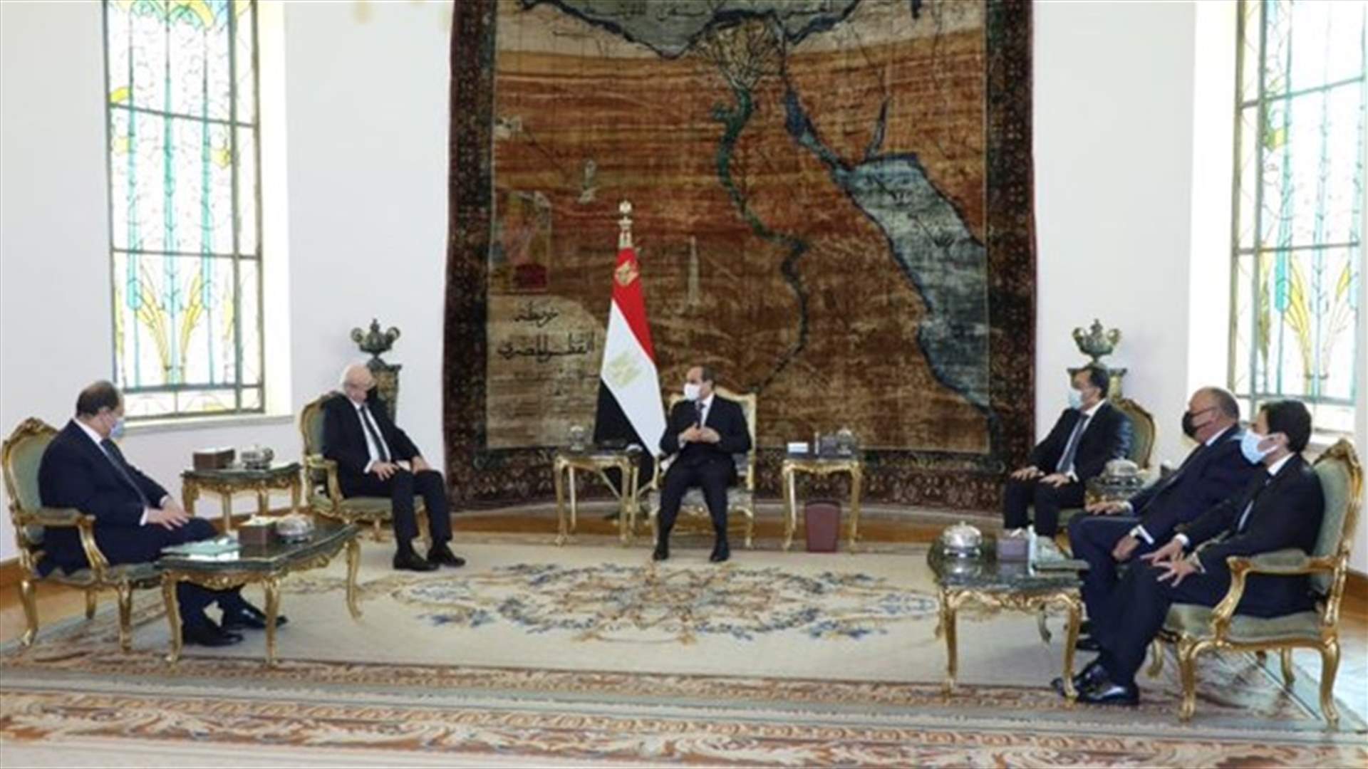 السيسي: لبنان بحاجة الى وفاق سياسي لإعادة استنهاضه من الكبوة التي يعاني منها