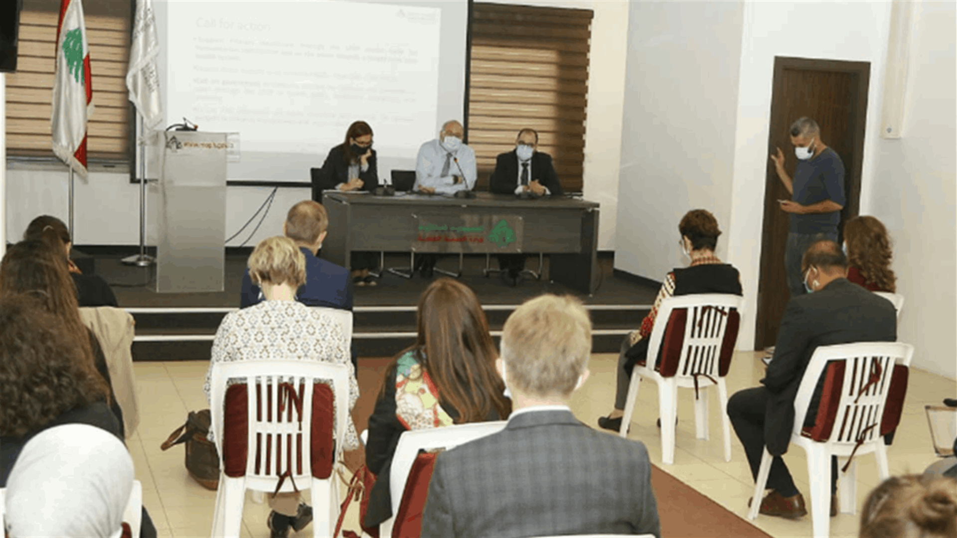 ابيض: الازمة يمكن أن تشكل فرصة لارساء نظام صحي أكثر فعالية واستدامة