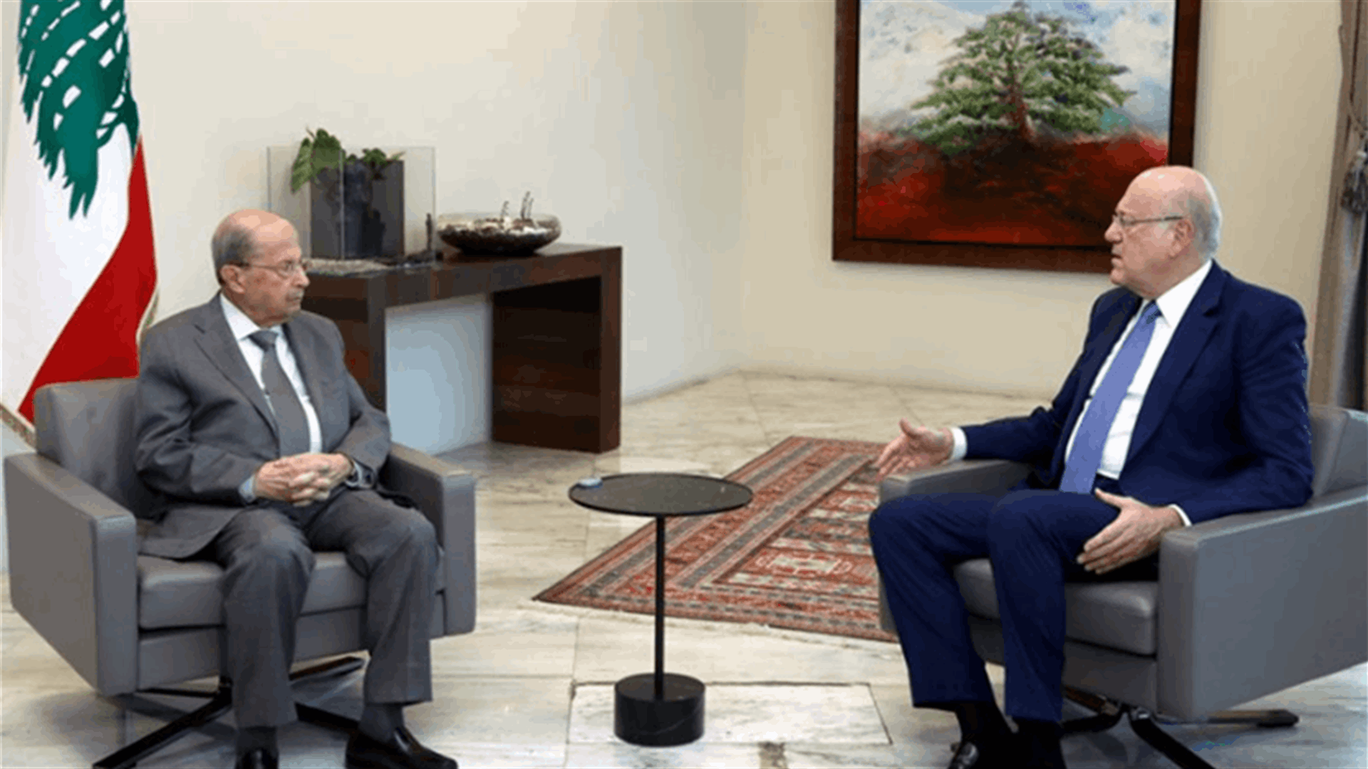 هذا ما دار بين عون وميقاتي... (الجمهورية)