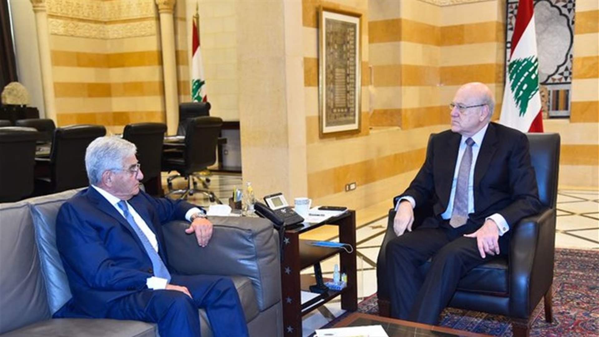 صفير زار ميقاتي: لضرورة حماية المودعين في اي خطة اصلاحية