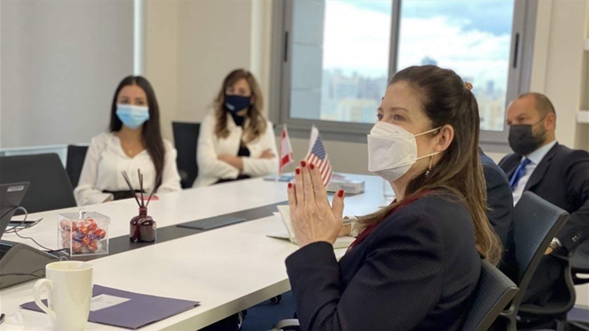 US ambassador to Lebanon Shea pays visit to Pfizer Company