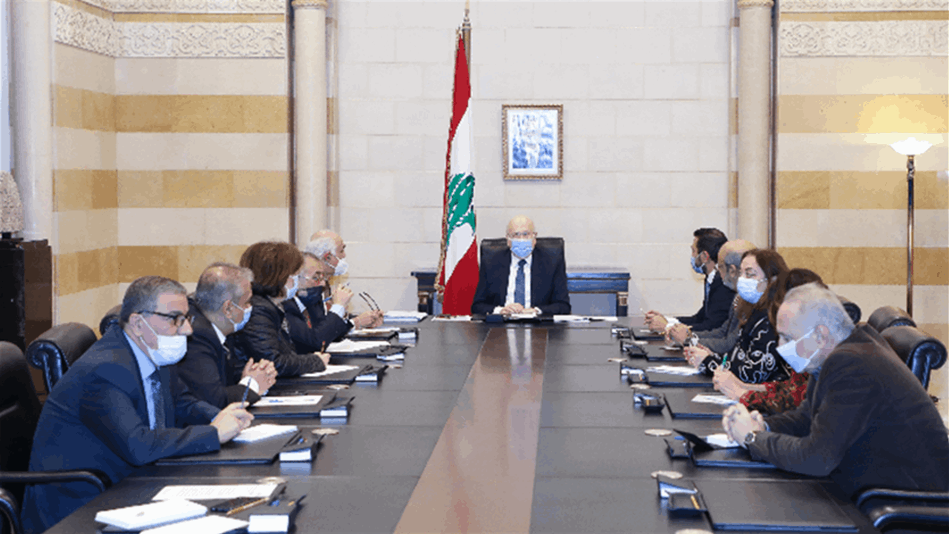 ميقاتي لنقابة المحررين: الحكومة مستمرة في عملها والاتصالات جارية لاستئناف جلسات مجلس الوزراء