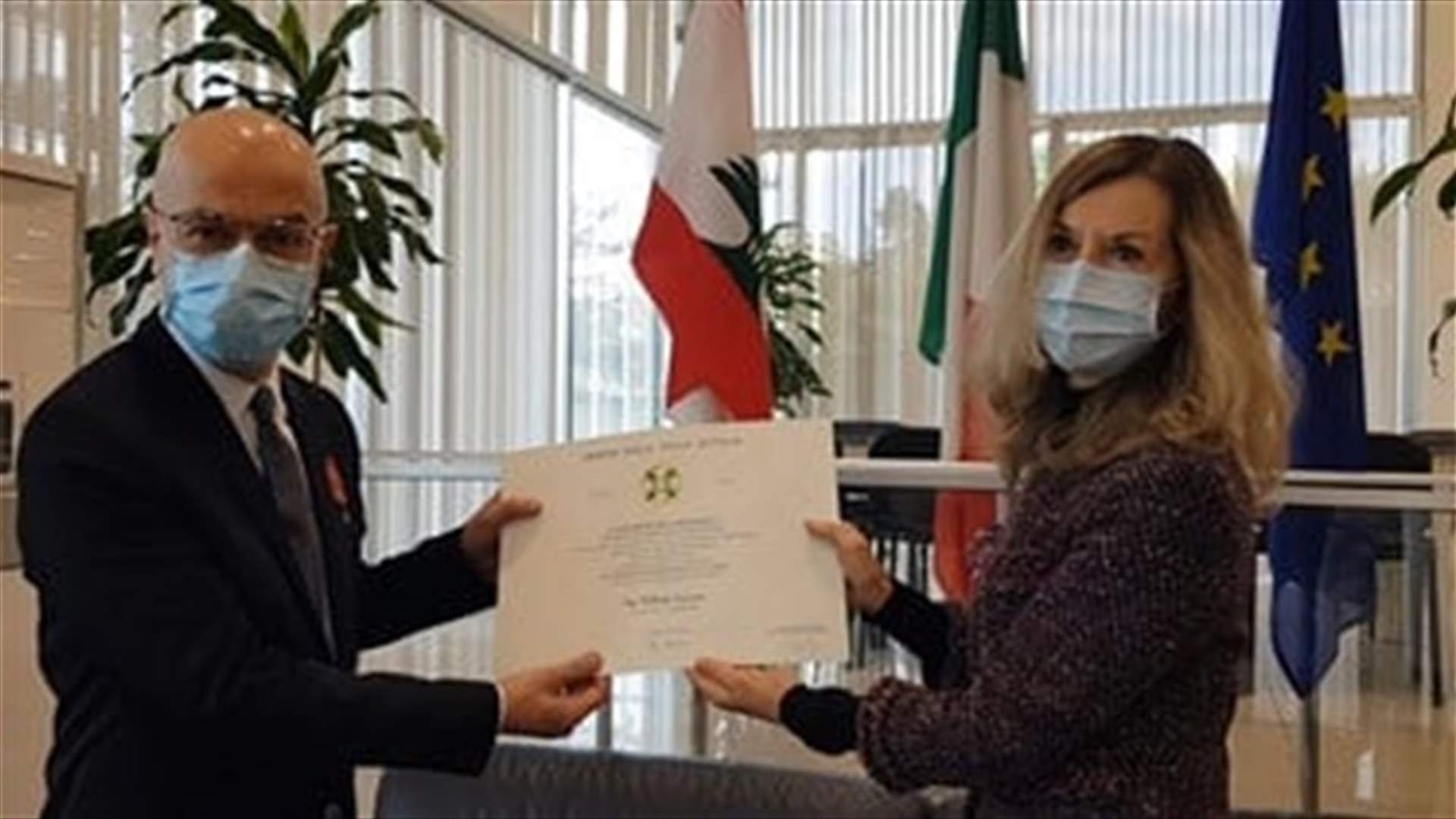 Architect William Sawaya awarded Knighthood of the Order of the Star of Italy
