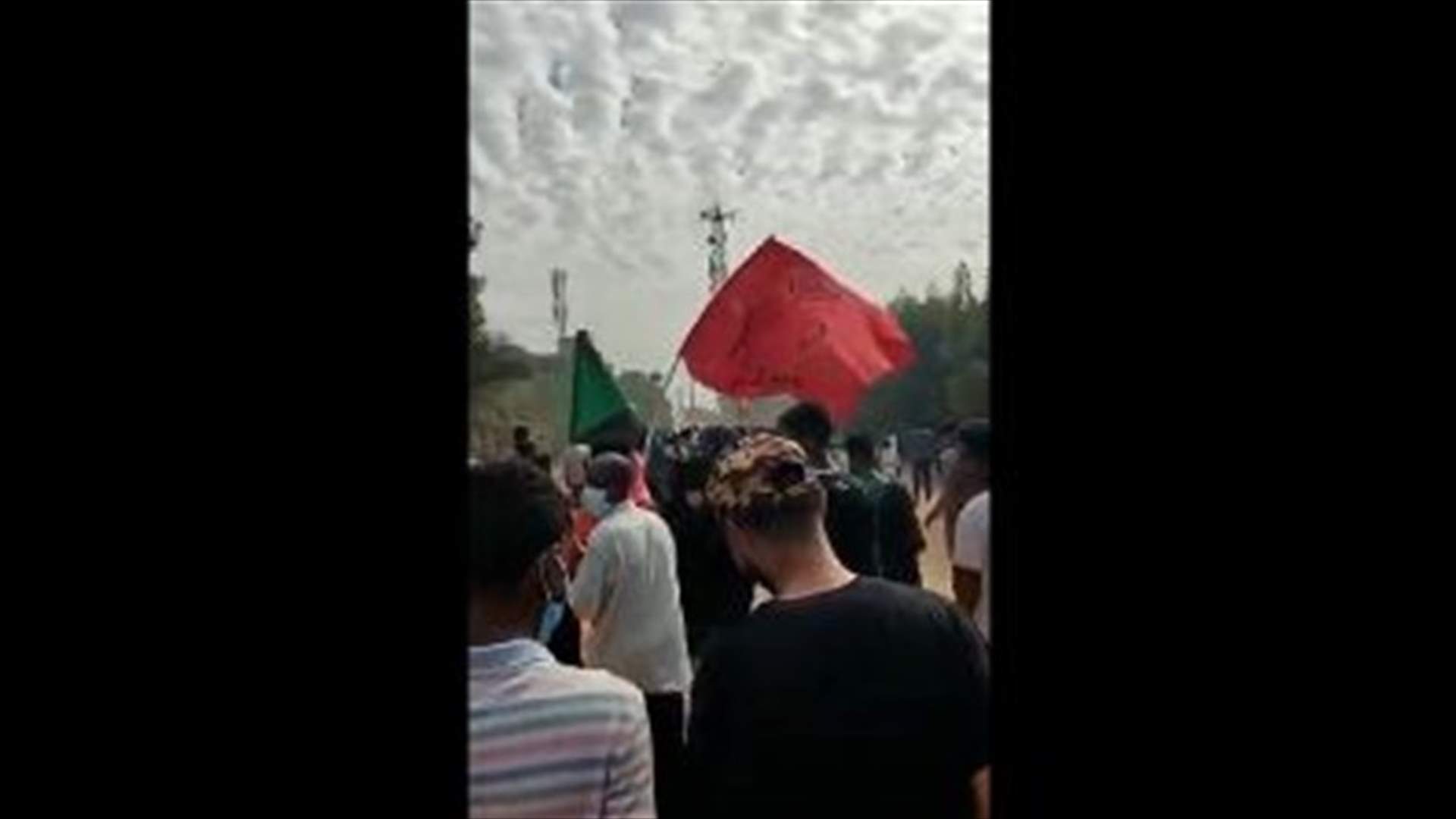 اطلاق الغاز المسيل للدموع على المتظاهرين في الخرطوم