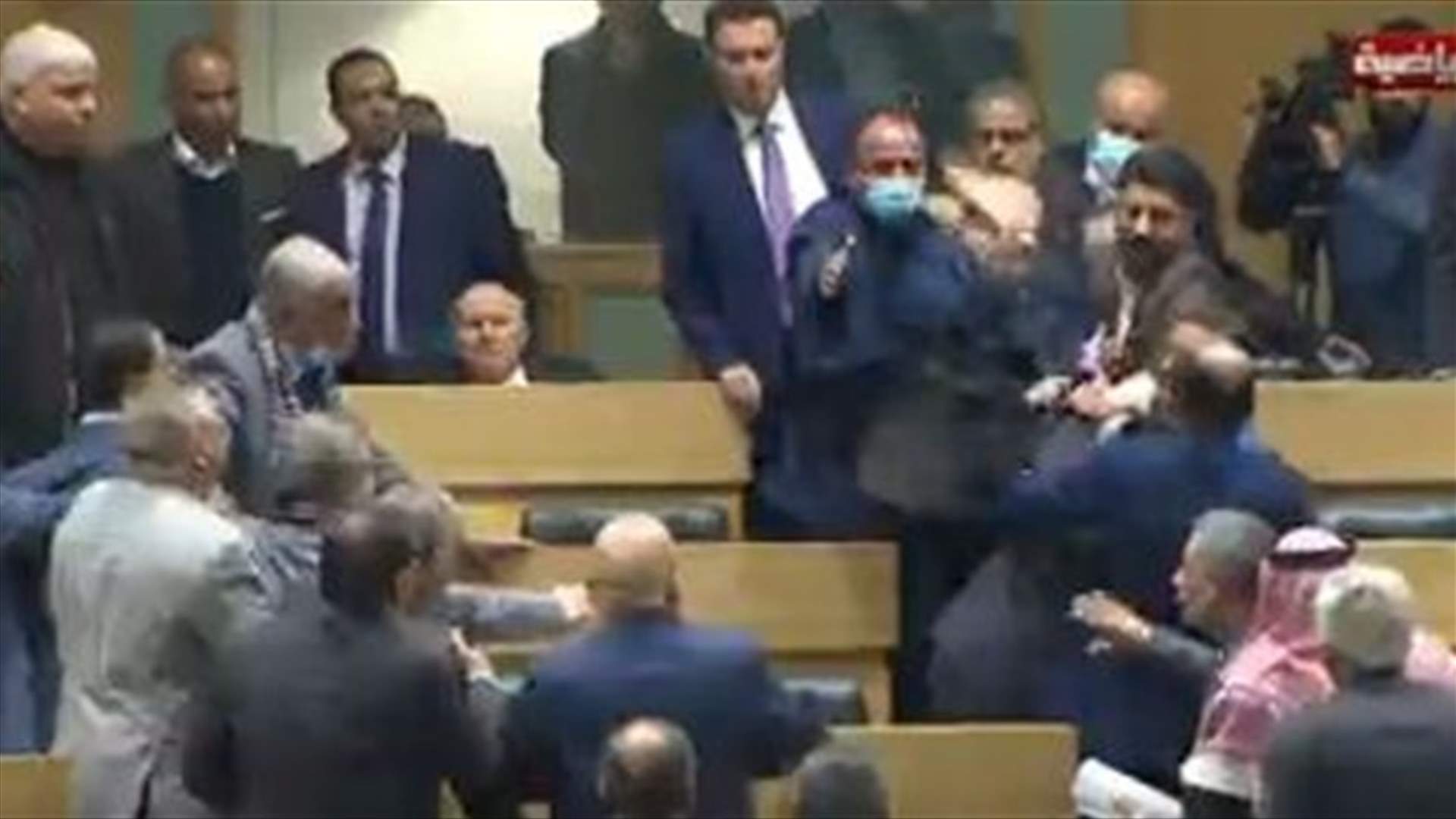 Jordanian deputies in mass punch-up during heated session-[VIDEO]