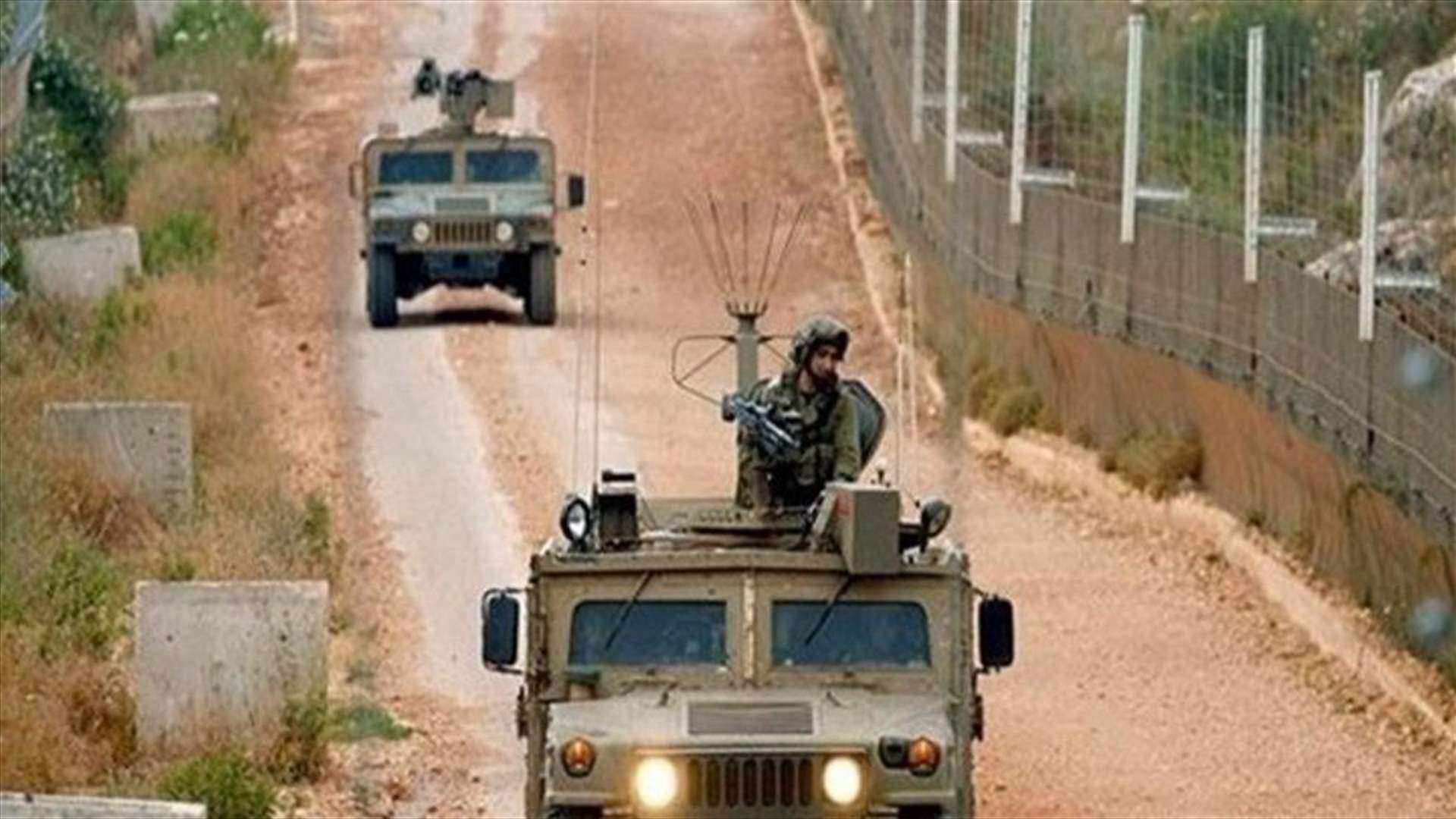 طلقات اسرائيلية تحذيرية على الحدود اللبنانية - الفلسطينية محلة المنارة