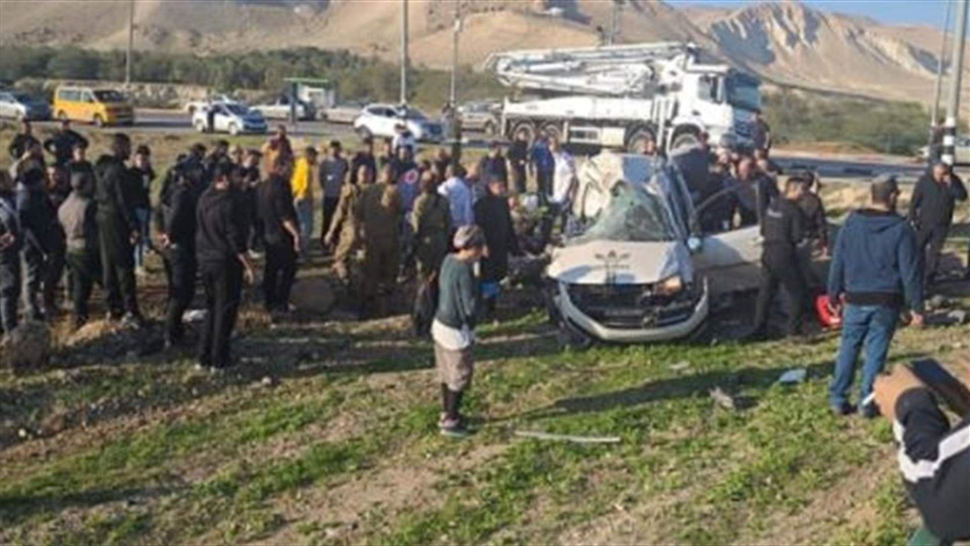 مقتل سبعة فلسطينيين في حادث سير قرب أريحا في الضفة الغربية