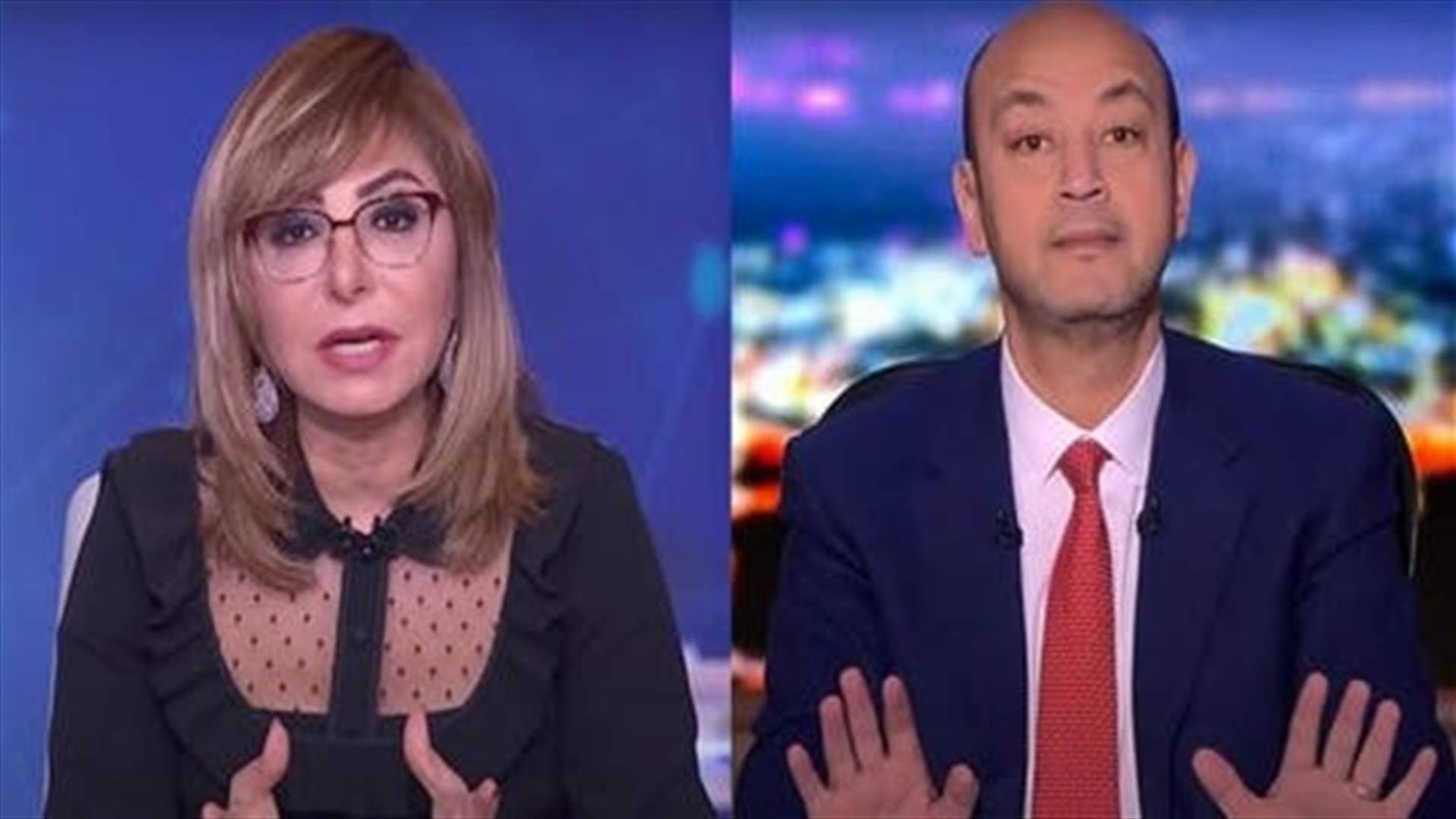 إصابة لميس الحديدي وعمرو أديب بكورونا: &quot;أرجوكم ادعوا معنا&quot;