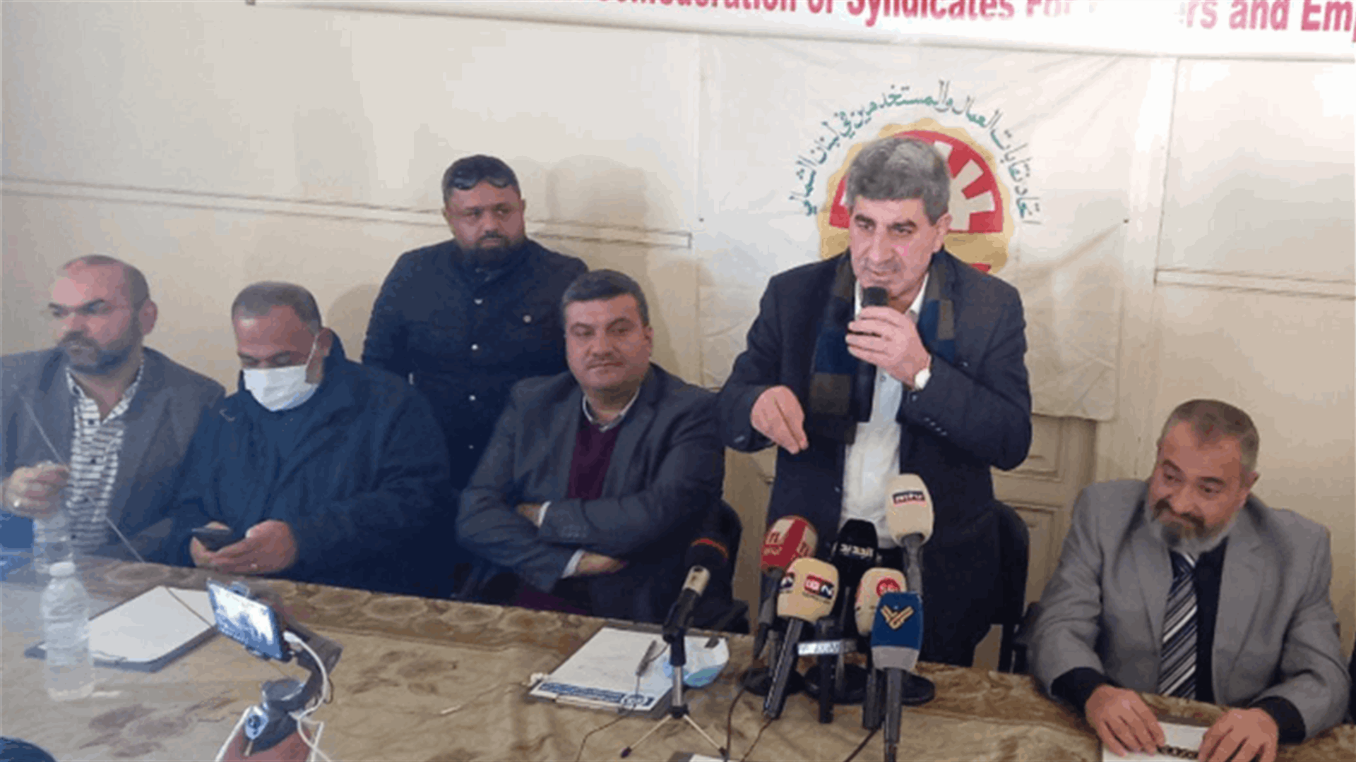 طليس: يوم الغضب النقابي الخميس المقبل