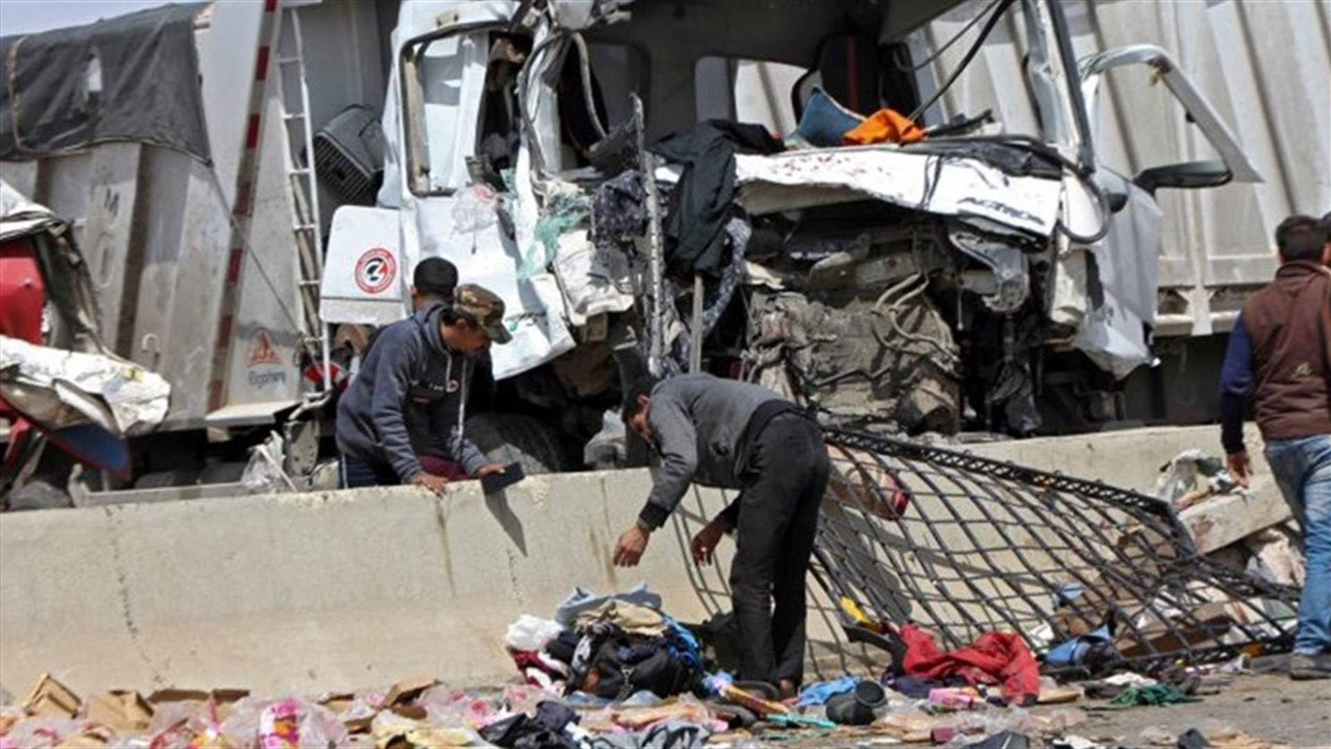 14 قتيلا على الاقل في حادث سير بجنوب سيناء