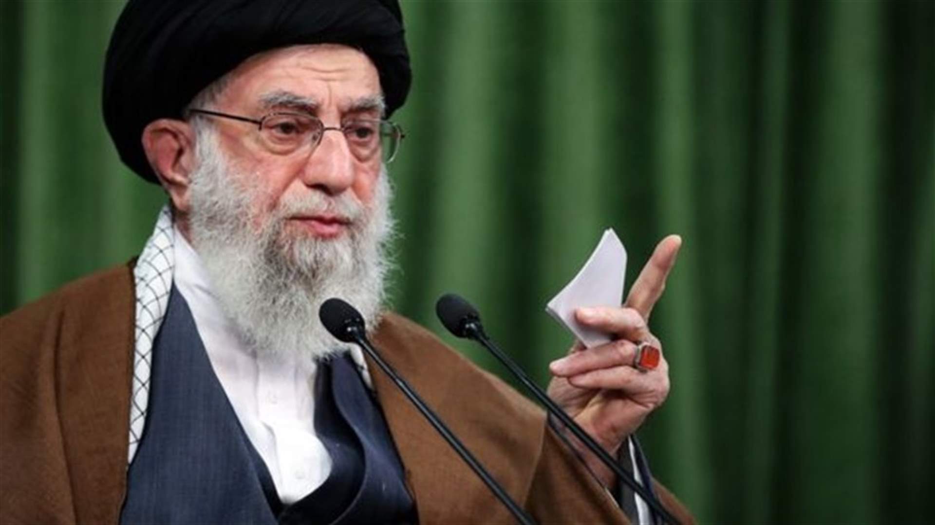خامنئي يعتبر أن التفاوض لا يعني "التسليم للعدو"