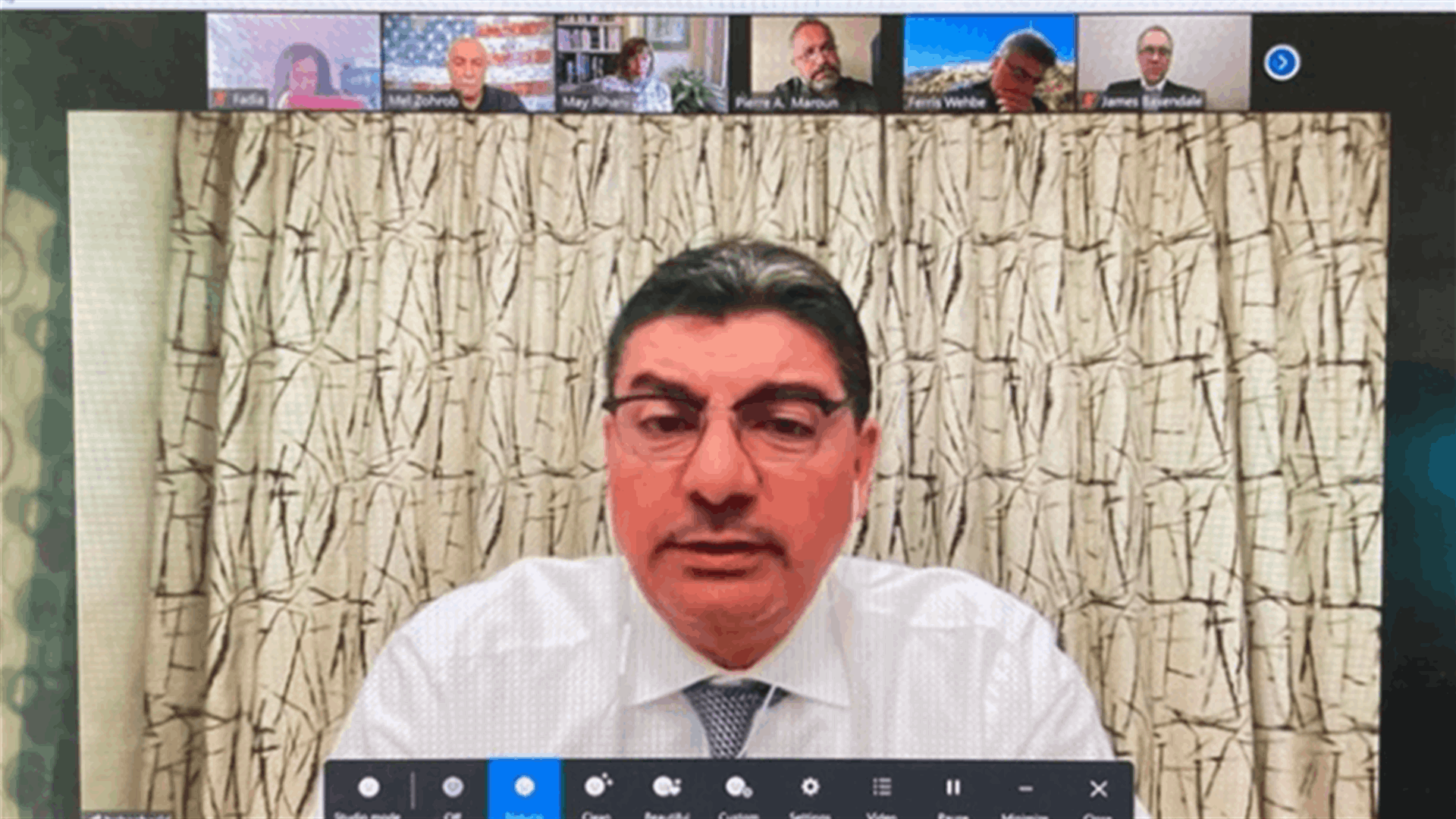 إنقاذ لبنان ودور الانتشار موضوع لقاء بين بهاء الحريري وأعضاء لجنة التنسيق اللبنانية الأميركية