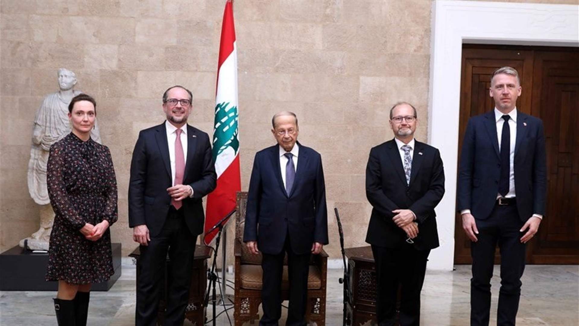 Austrian Foreign Minister tours Lebanese leaders-[PHOTOS]
