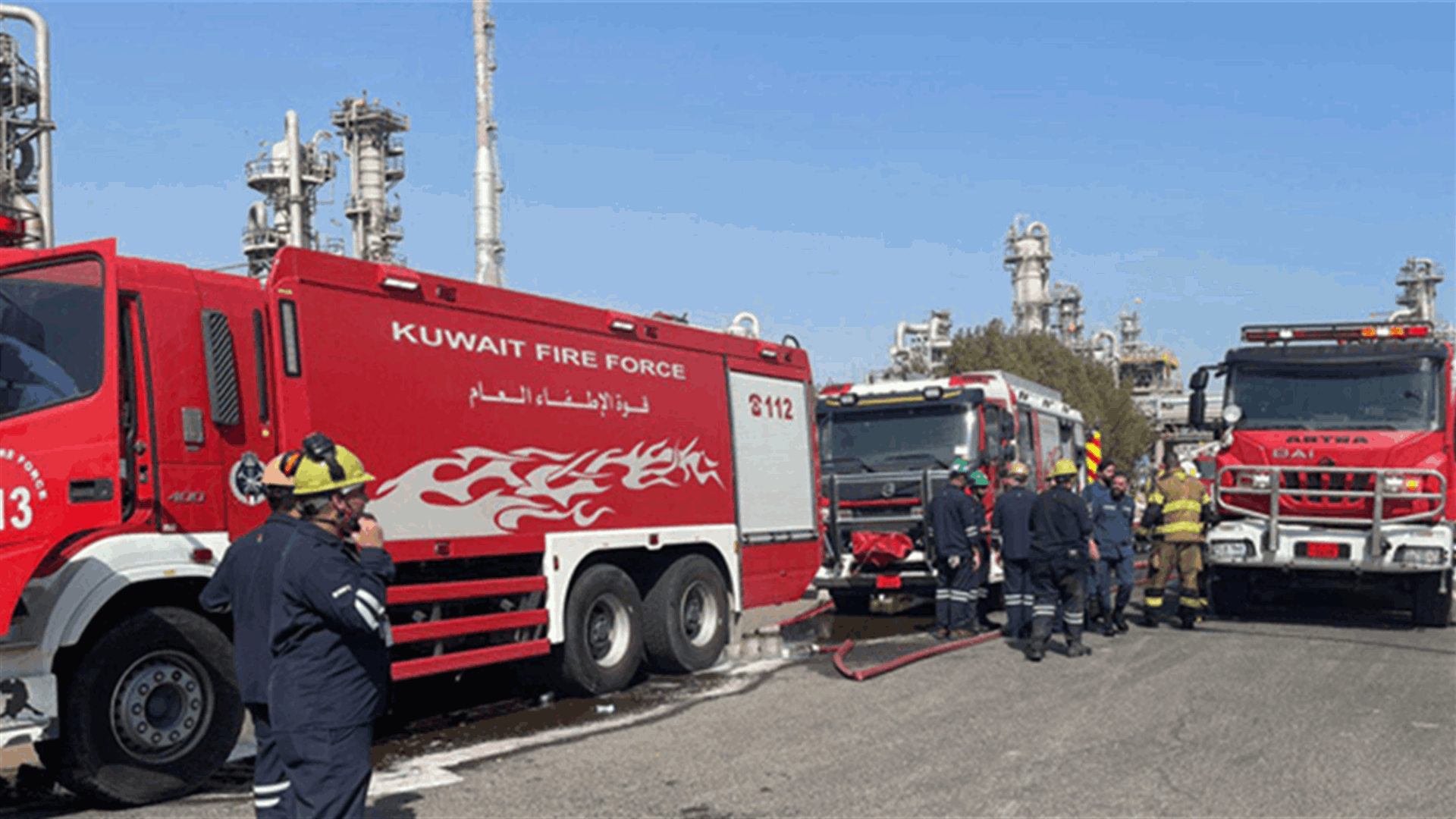 حريق في وحدة لإسالة الغاز بمصفاة ميناء الأحمدي في الكويت