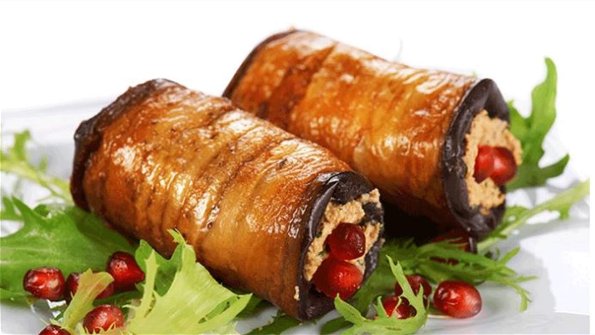 وصفة لفائف الباذنجان... مميزة ولذيذة!