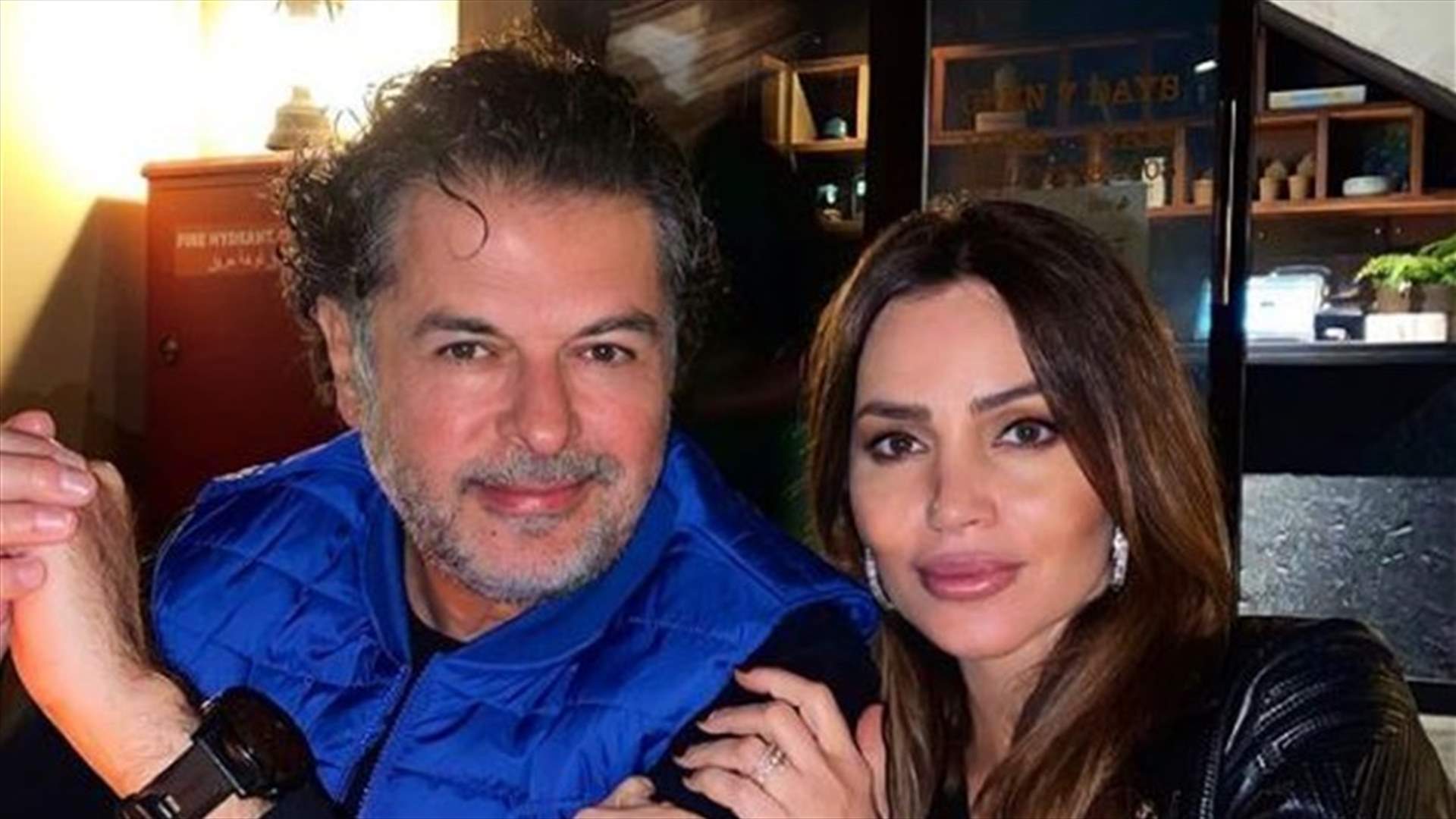 راغب علامة وزوجته جيهان بلقطات رومانسيّة في باريس... 26 عاماً من الزواج