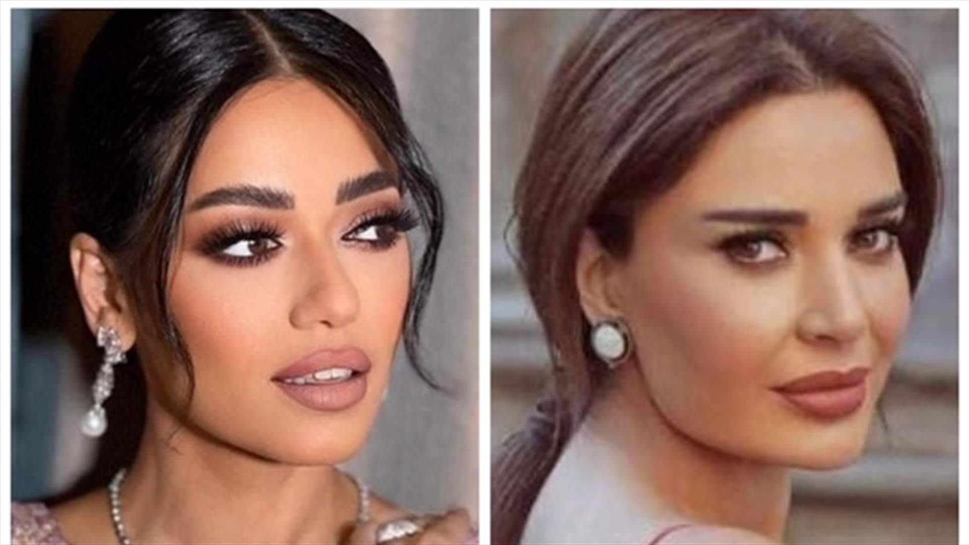 رحمة رياض تلتقي صدفةً بسيرين عبدالنور في مطار اربيل (فيديو)