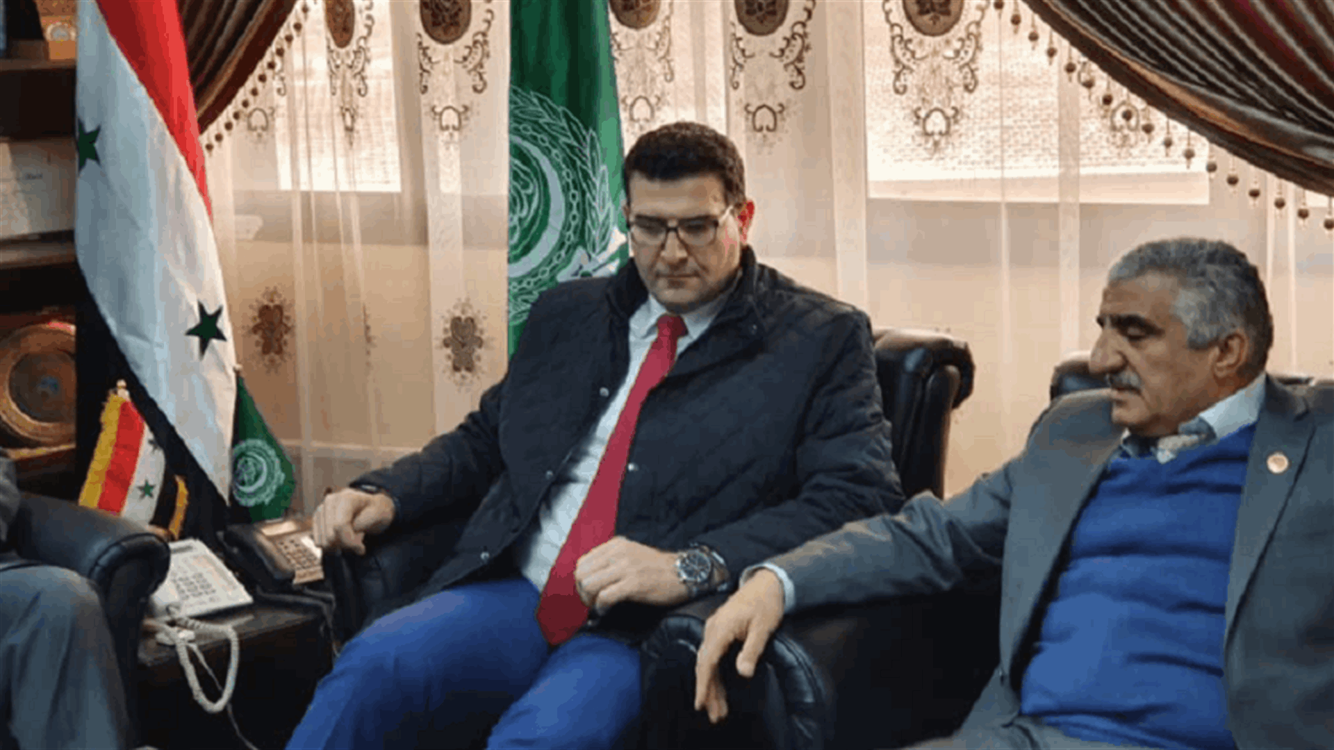 وزير الزراعة بحث والمدير العام لأكساد في علاقات التعاون