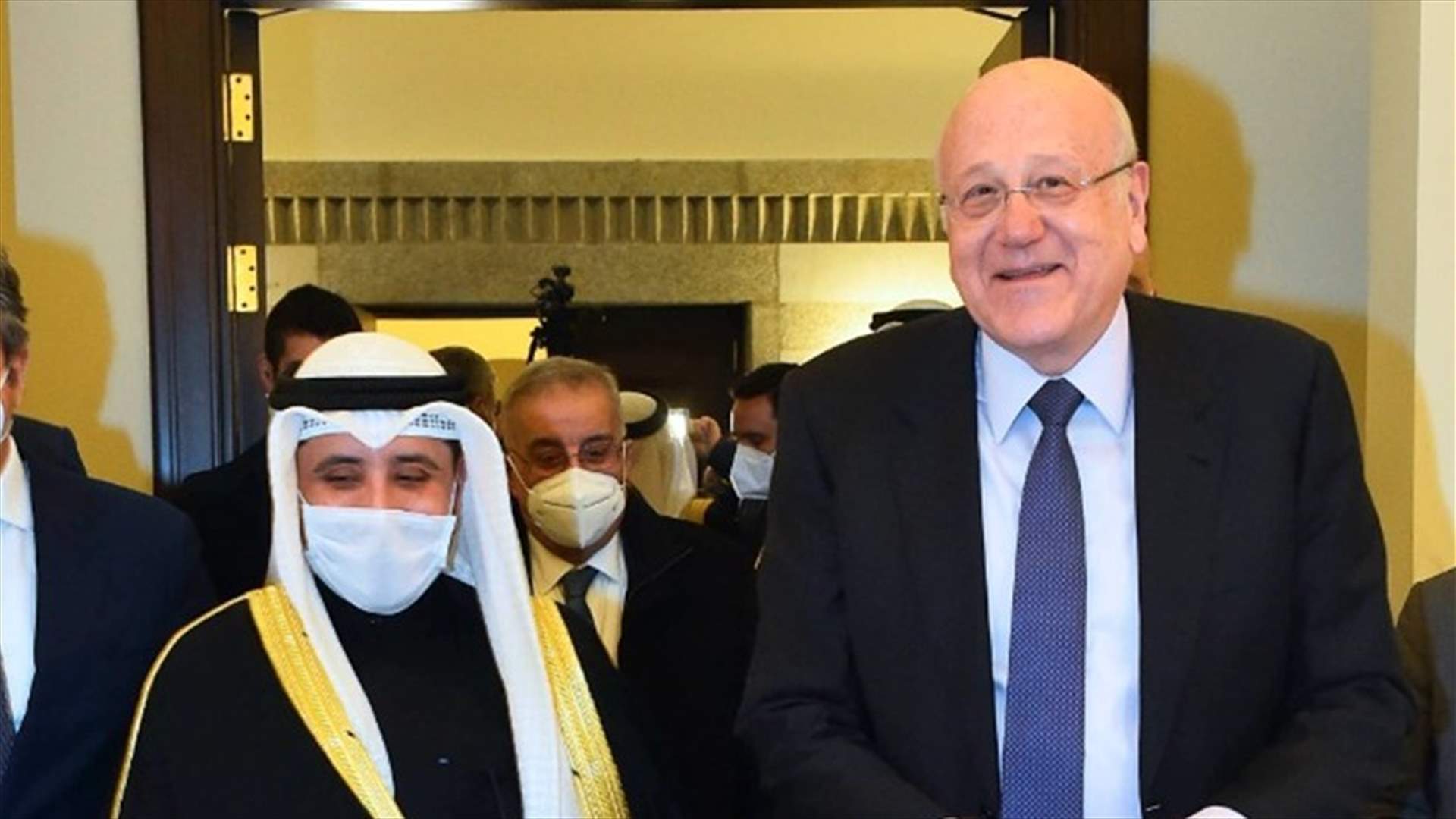 Mikati receives Kuwaiti Foreign Minister, affirms relation with Arab brothers will regain strength