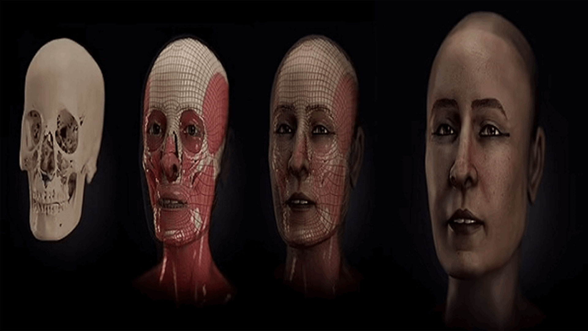 علماء يعيدون بناء وجه مومياء مصرية ماتت قبل 2600 عام (فيديو)