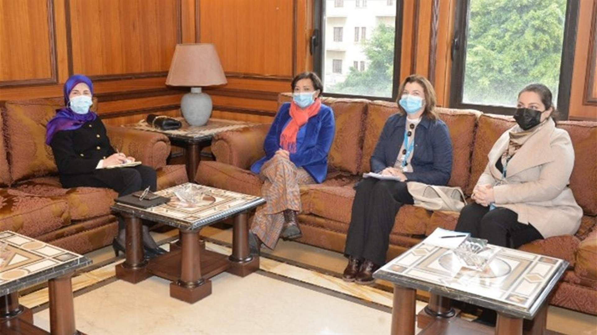 عز الدين بحثت مع رشدي في أوضاع الأطفال بلبنان