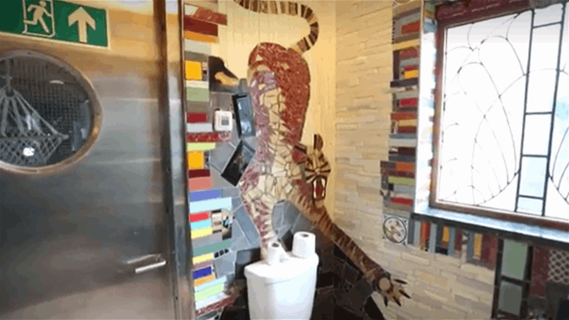 UK mum builds bathroom entirely out of recycled material