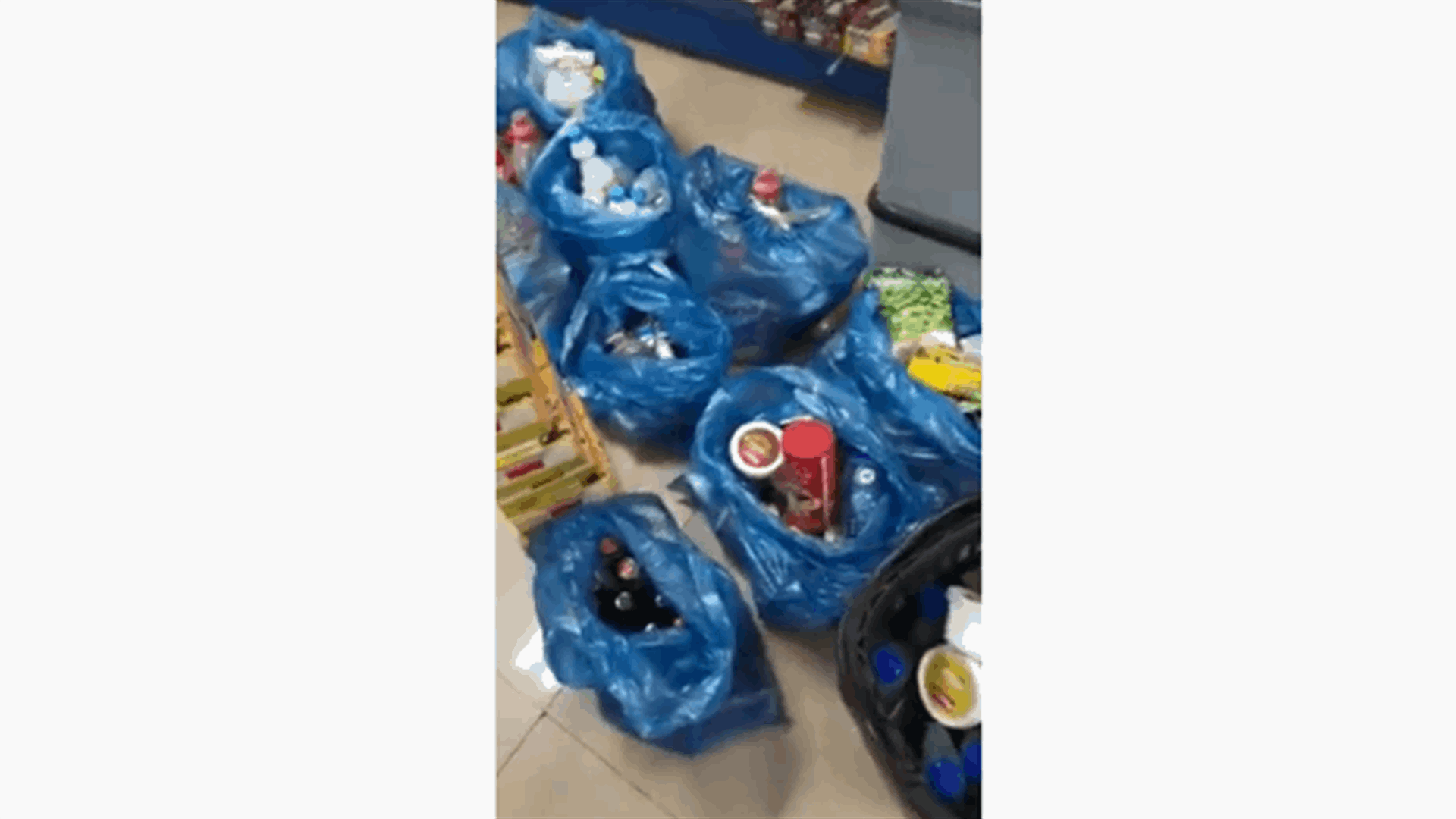 Expired commodities seized in a supermarket in Tripoli-[VIDEOS]