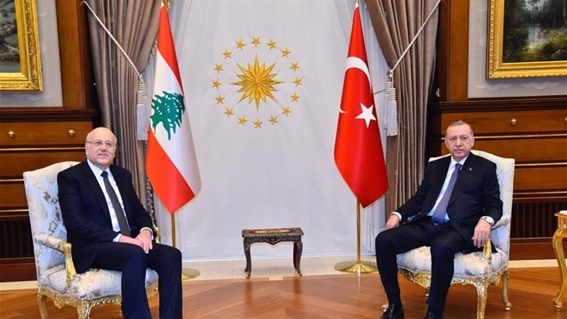Lebanese-Turkish discussion starts between PM Mikati and President Erdogan-[PHOTOS]