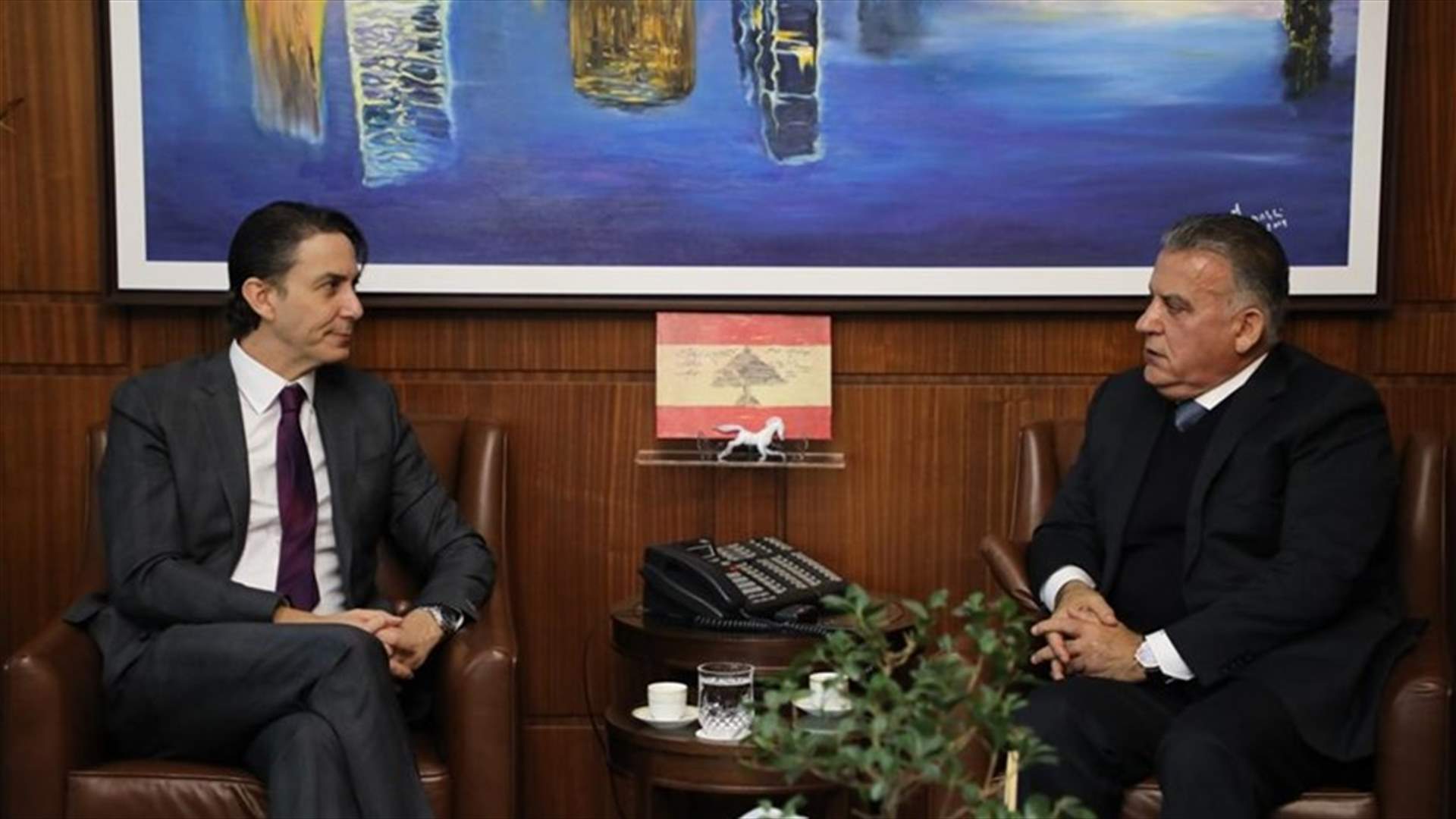 ترسيم الحدود البحرية بين اللواء إبراهيم وهوكشتاين