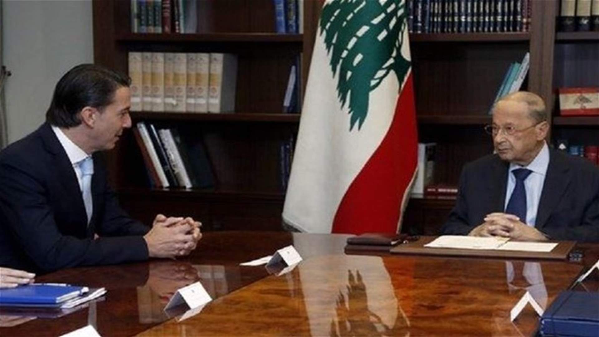 عون اطّلع من هوكشتاين على اقتراحاته: مستعدون لدرس النقاط المطروحة