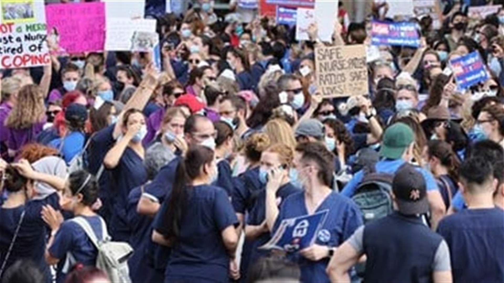 Australian nurses strike over COVID-spurred staff shortages and pay conditions