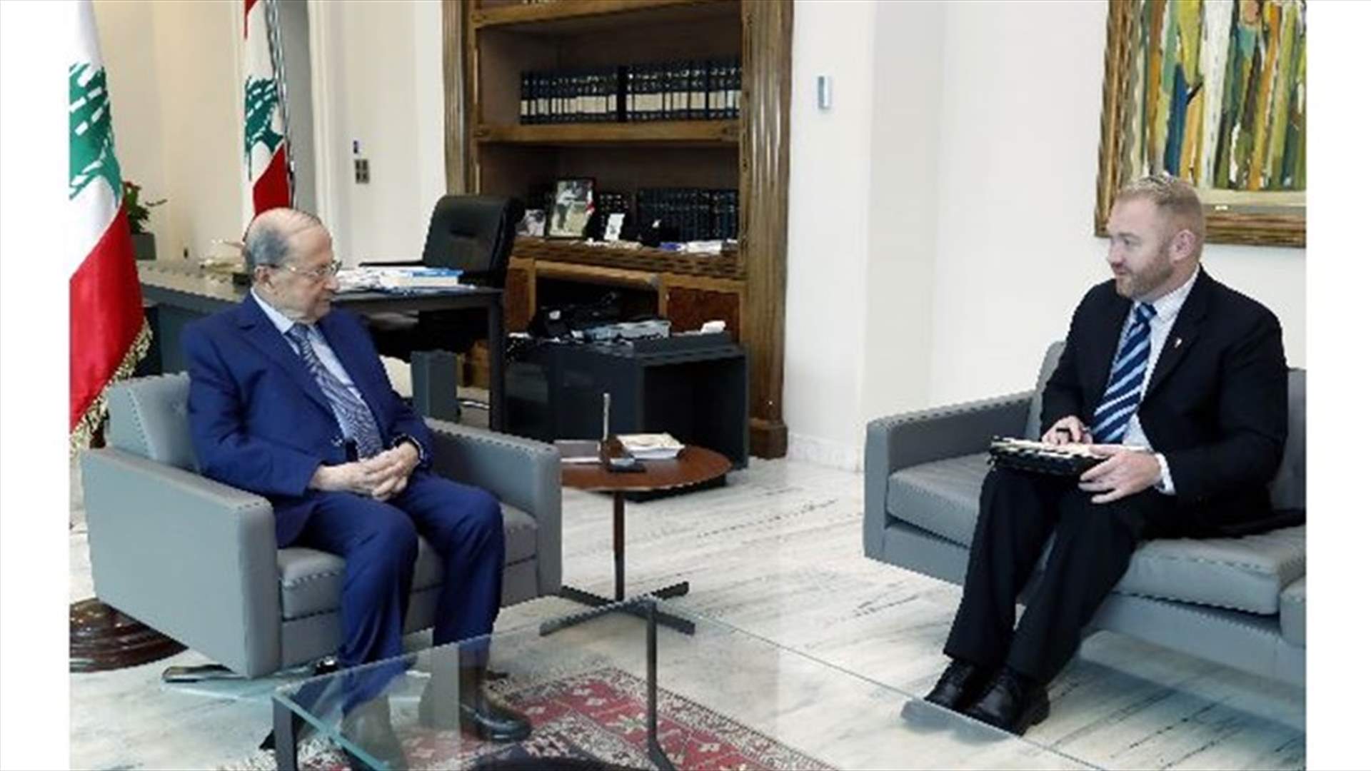 الرئيس عون إستقبل سفير نيوزيلندا ويترأس جلسة مجلس الوزراء عند الثالثة
