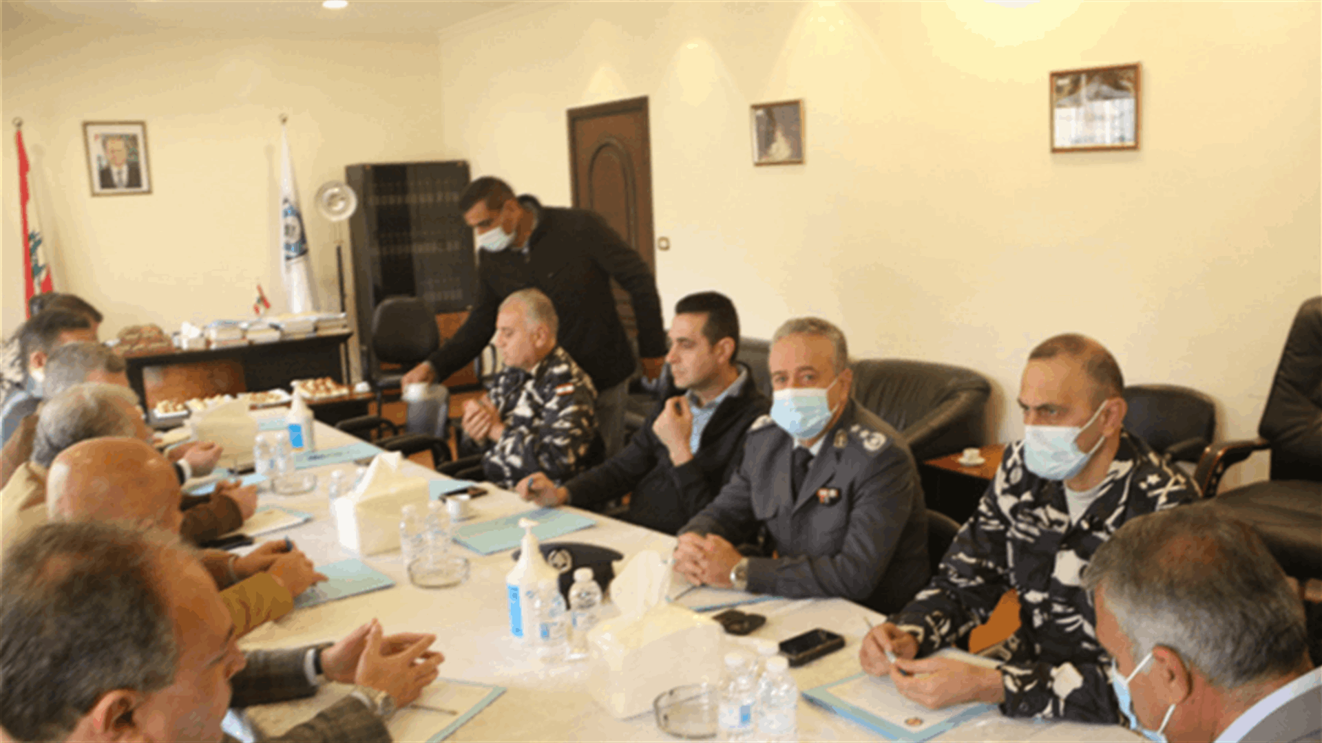 فقيه ترأس اجتماع مجلس الامن الفرعي في سرايا النبطية بحث في الاوضاع الامنية